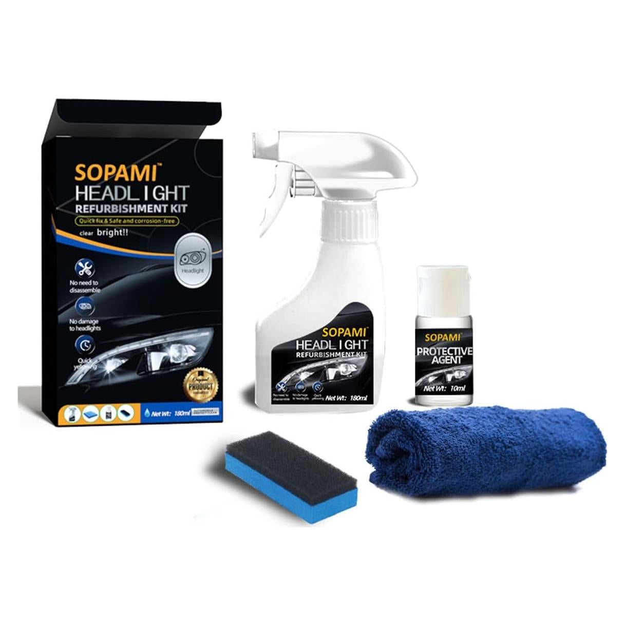 Kit de Restauración de Faros Automotrices SOPAMI - 298g