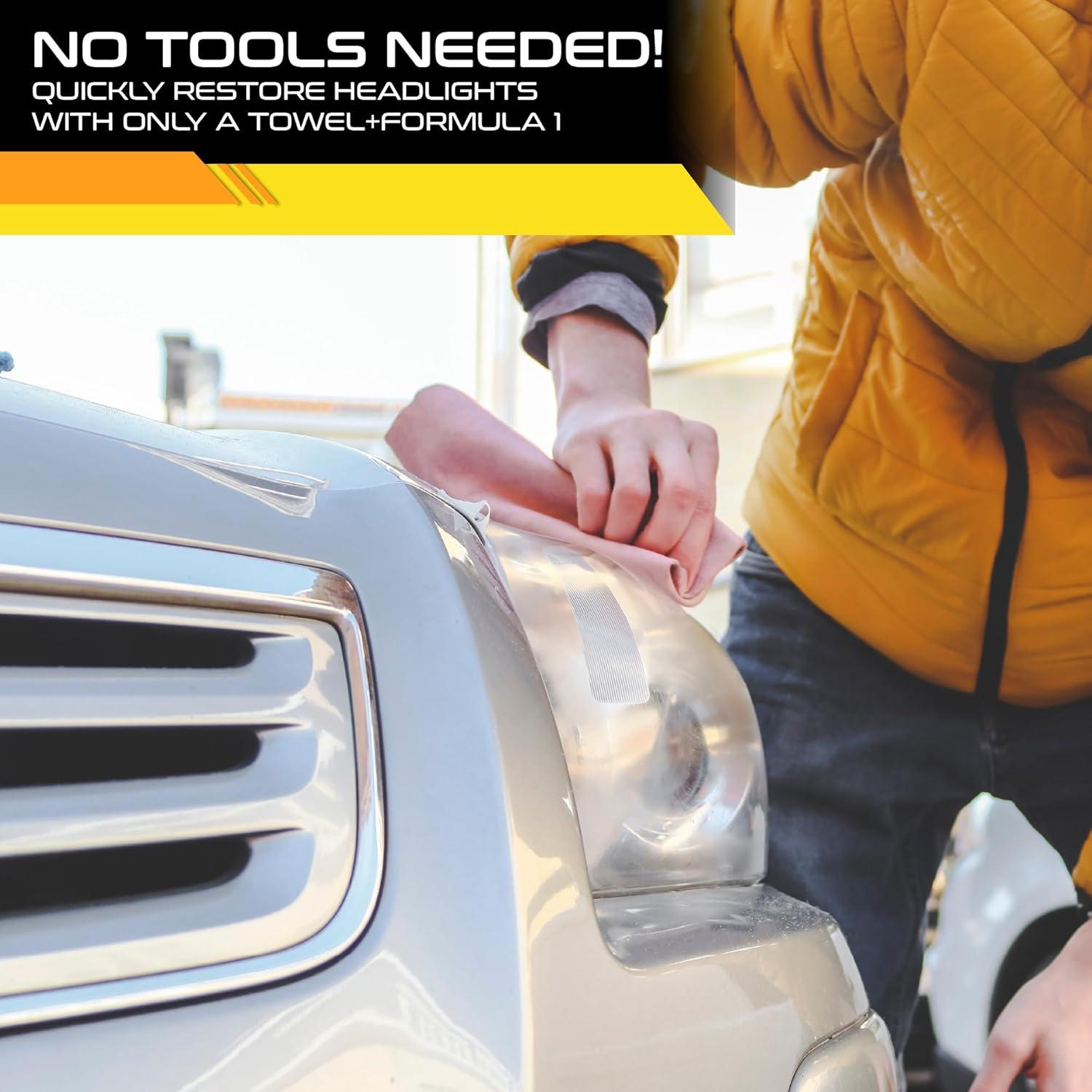 Restaurador y Sellador de Faros Formula 1 - 238 g, Un Paso