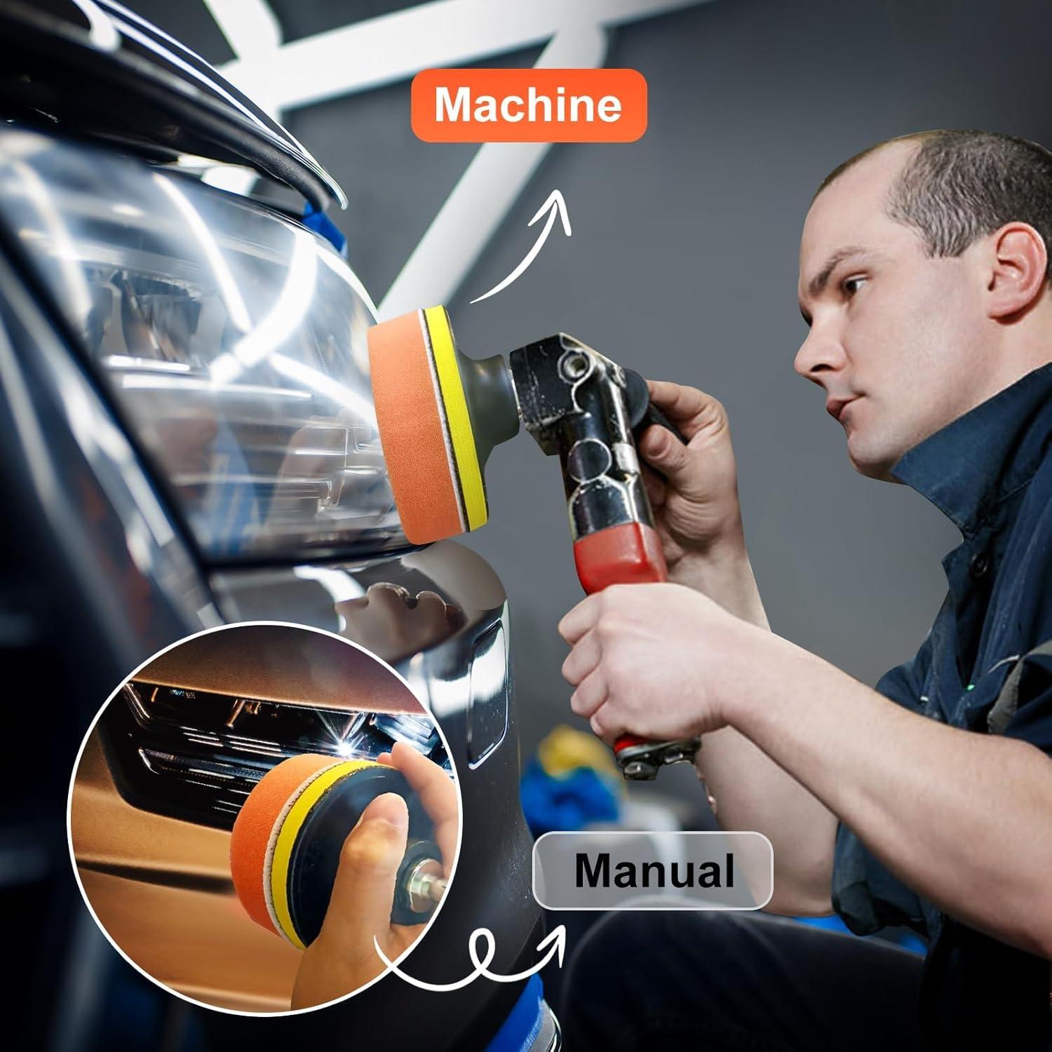 Kit Restauración de Faros LOCBONDSO 230g - Pulido y Protección