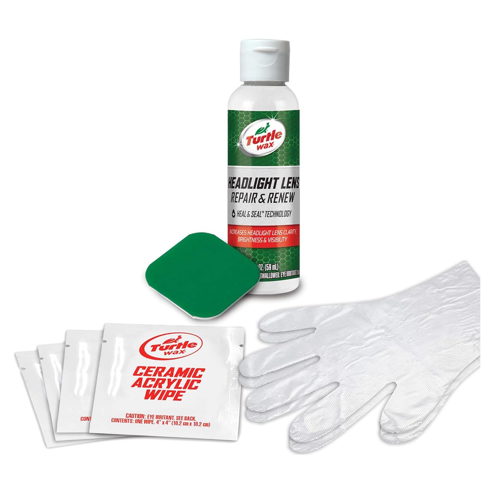 Kit de Restauración de Lentes de Faros Turtle Wax 53435 59 ml