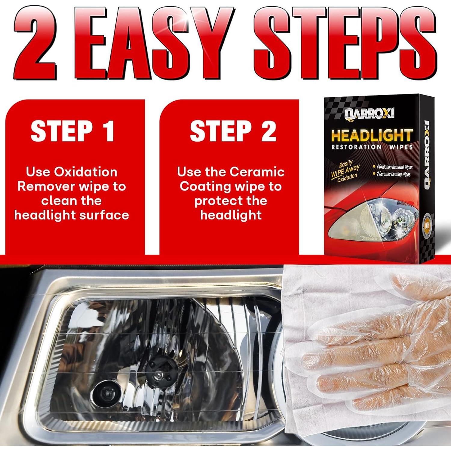 Kit de Restauración de Faros Qarroxi QX-2 - 2 Pasos