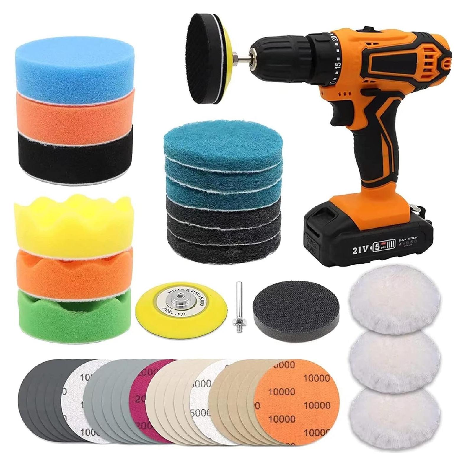 Kit de Restauración de Faros VIBRATITE 41 Piezas con Discos y Almohadillas