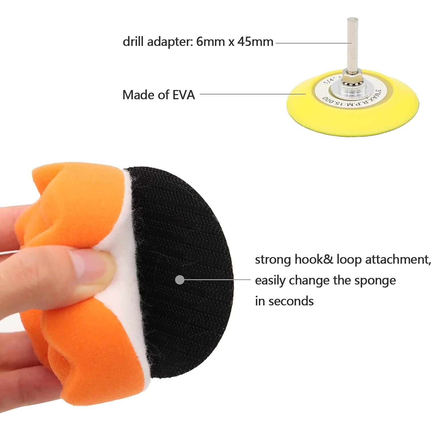 Kit de Restauración de Faros VIBRATITE 41 Piezas con Discos y Almohadillas