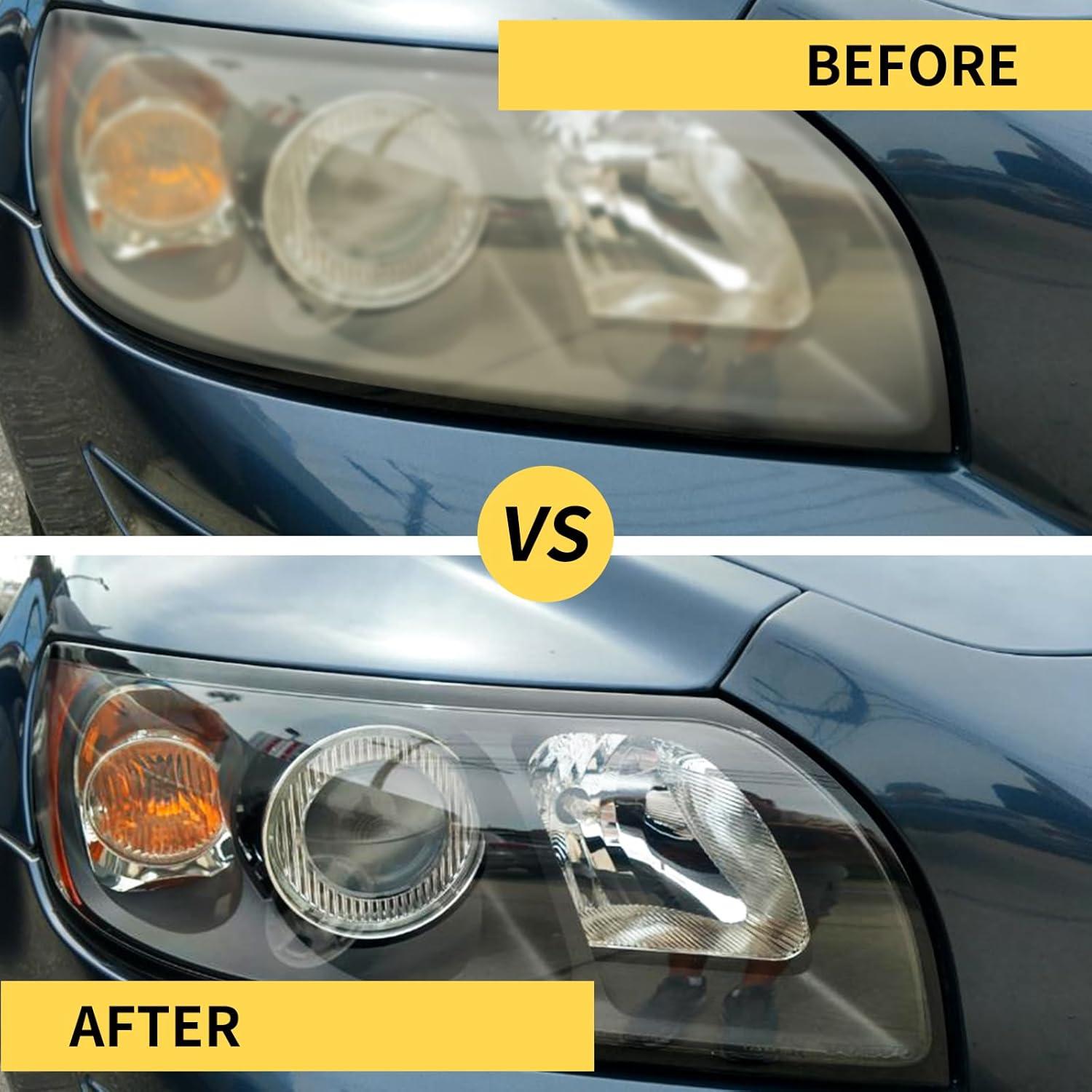 Kit de Restauración de Faros LOCBONDSO - 3 Pasos Efectivos