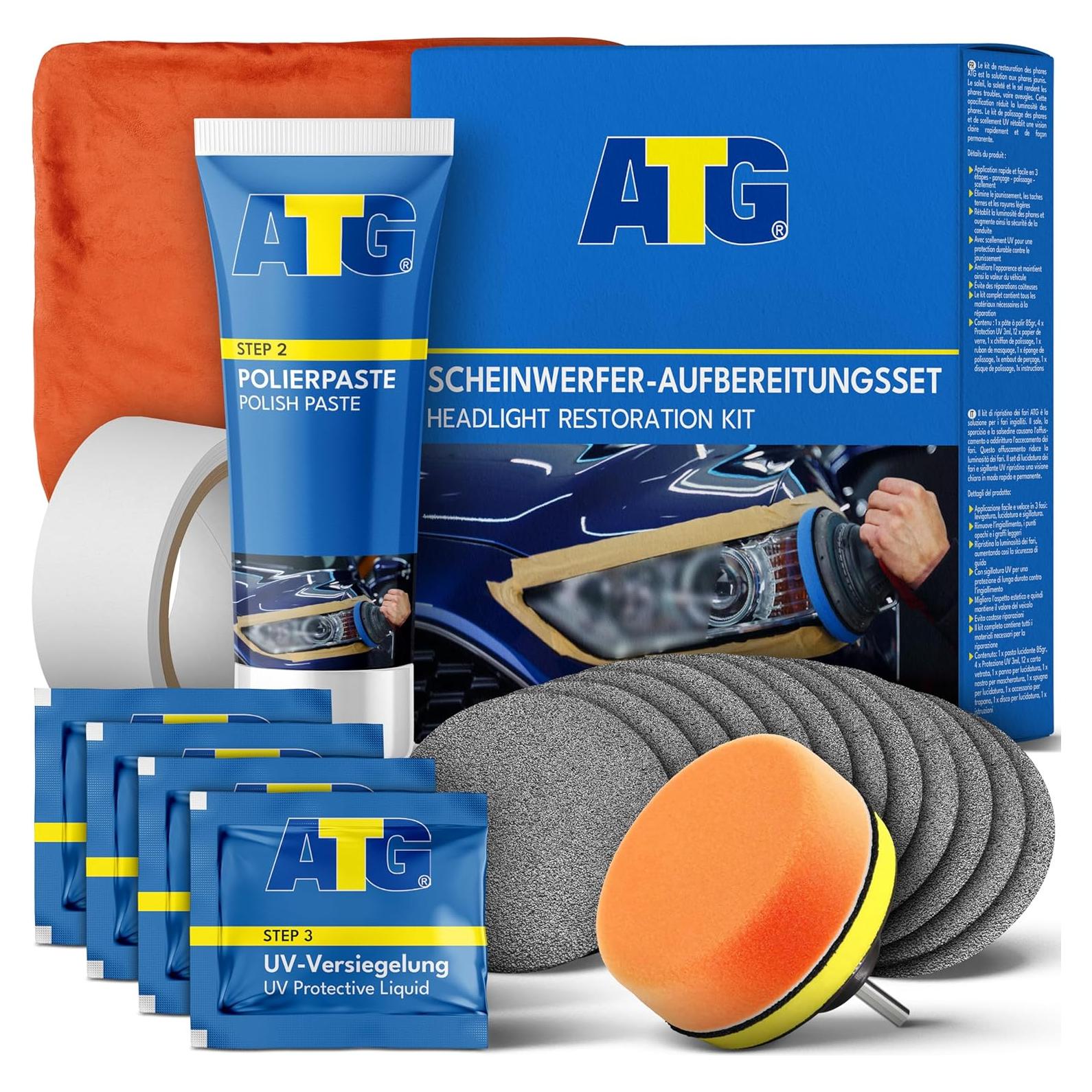 Kit de Restauración de Faros ATG - Universal para Coche