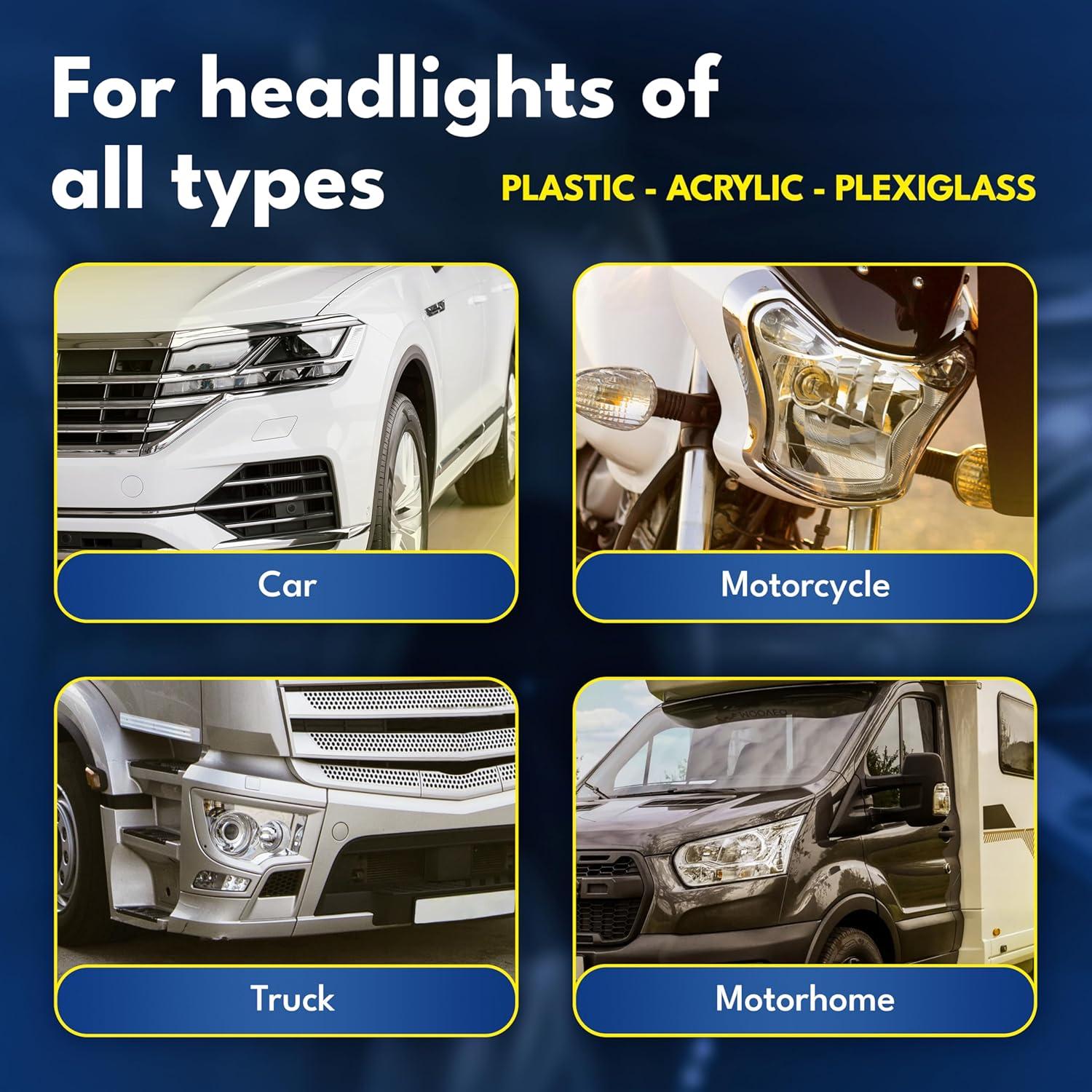 Kit de Restauración de Faros ATG - Universal para Coche