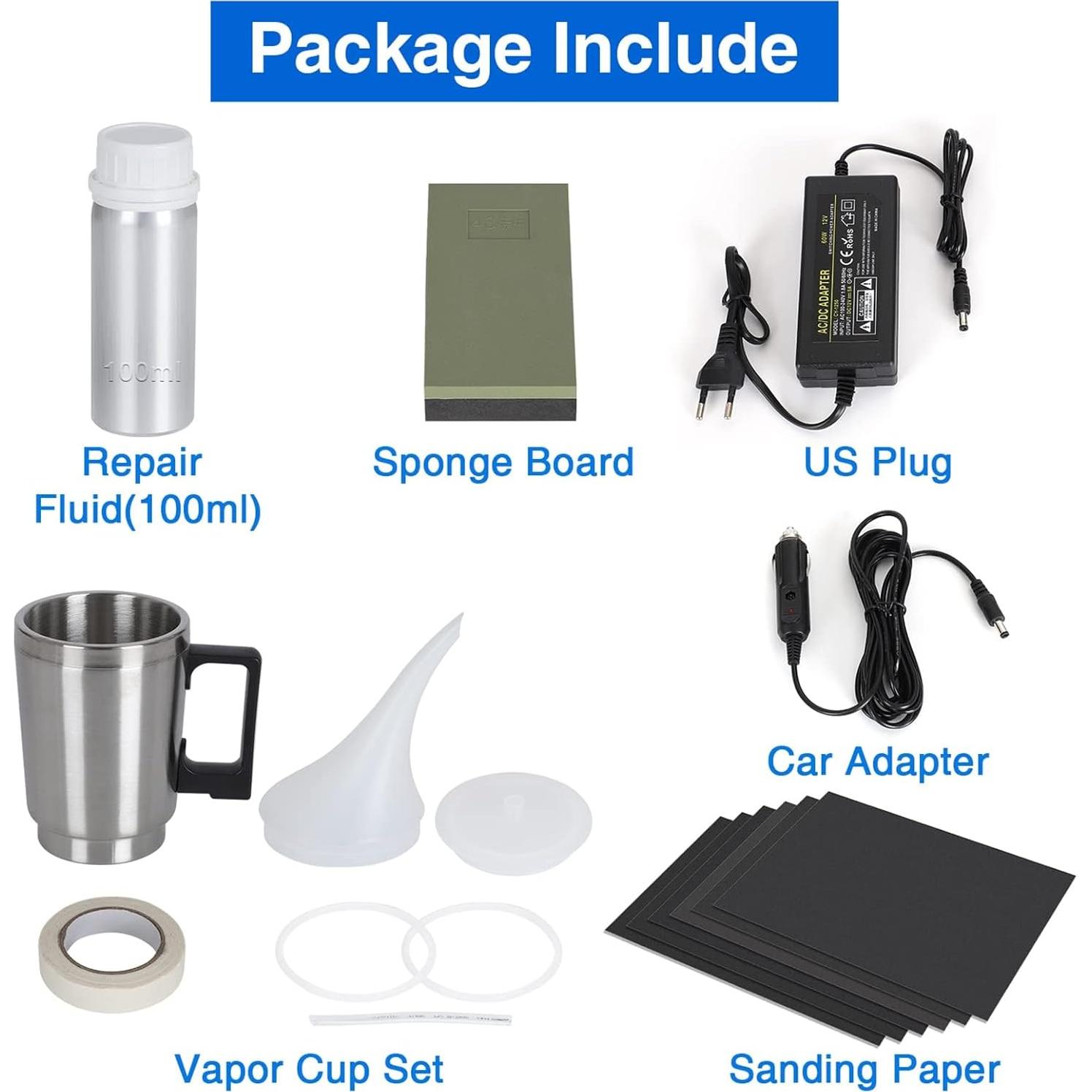 Kit de Reparación de Faros TUTOOLS 100ml - Pulido y Restauración