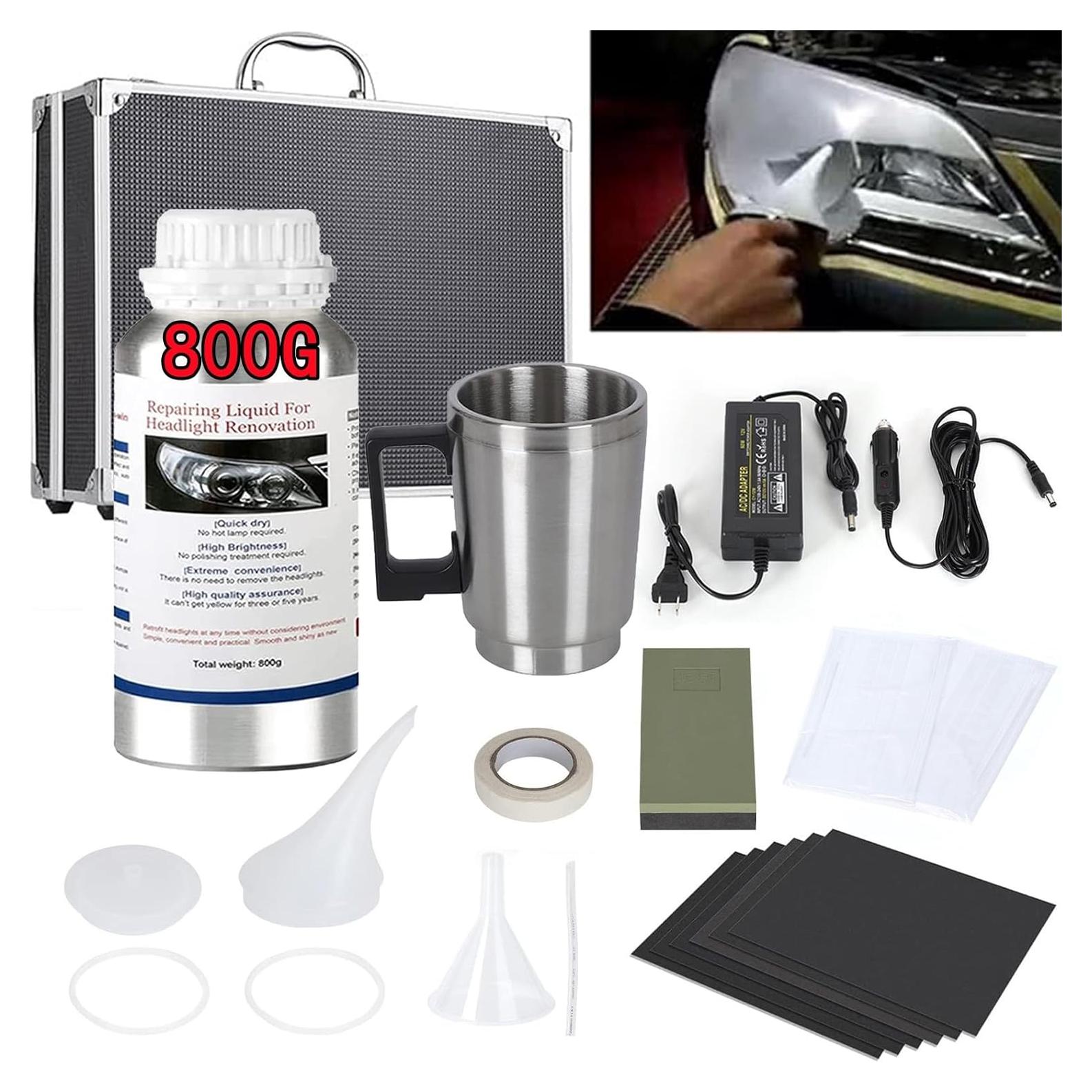 Kit de Restauración de Faros TONZACK 800g - Reparación Rápida