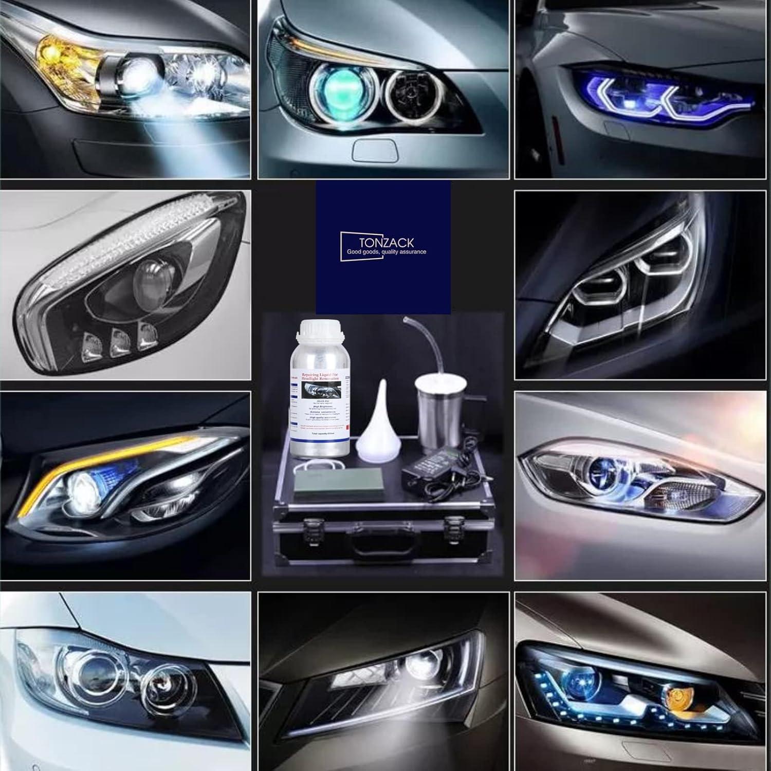 Kit de Restauración de Faros TONZACK 800g - Reparación Rápida