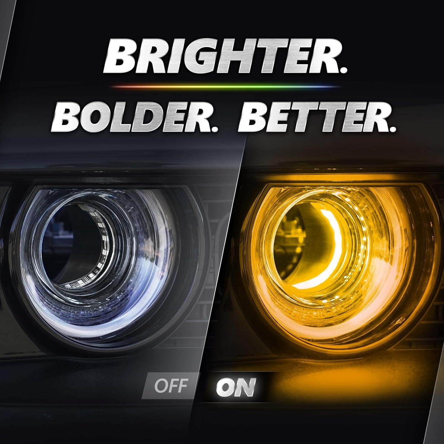 Luces Halo OPT7 Aura Pro para Dodge Challenger 2008-2023 RGB