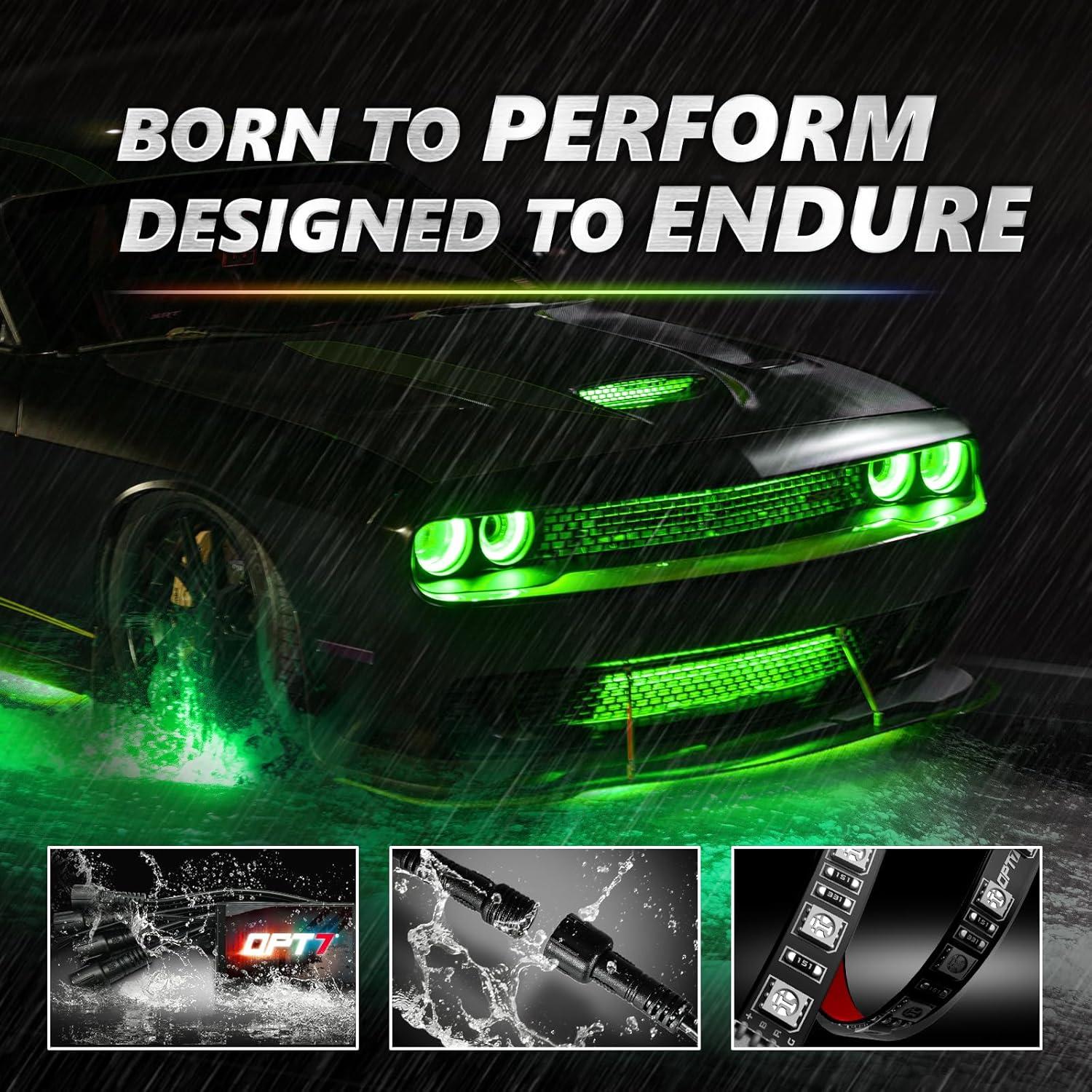 Luces Halo OPT7 Aura Pro para Dodge Challenger 2008-2023 RGB