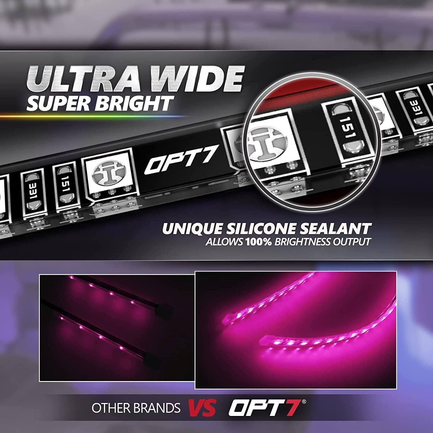 Luces Halo OPT7 Aura Pro para Dodge Challenger 2008-2023 RGB