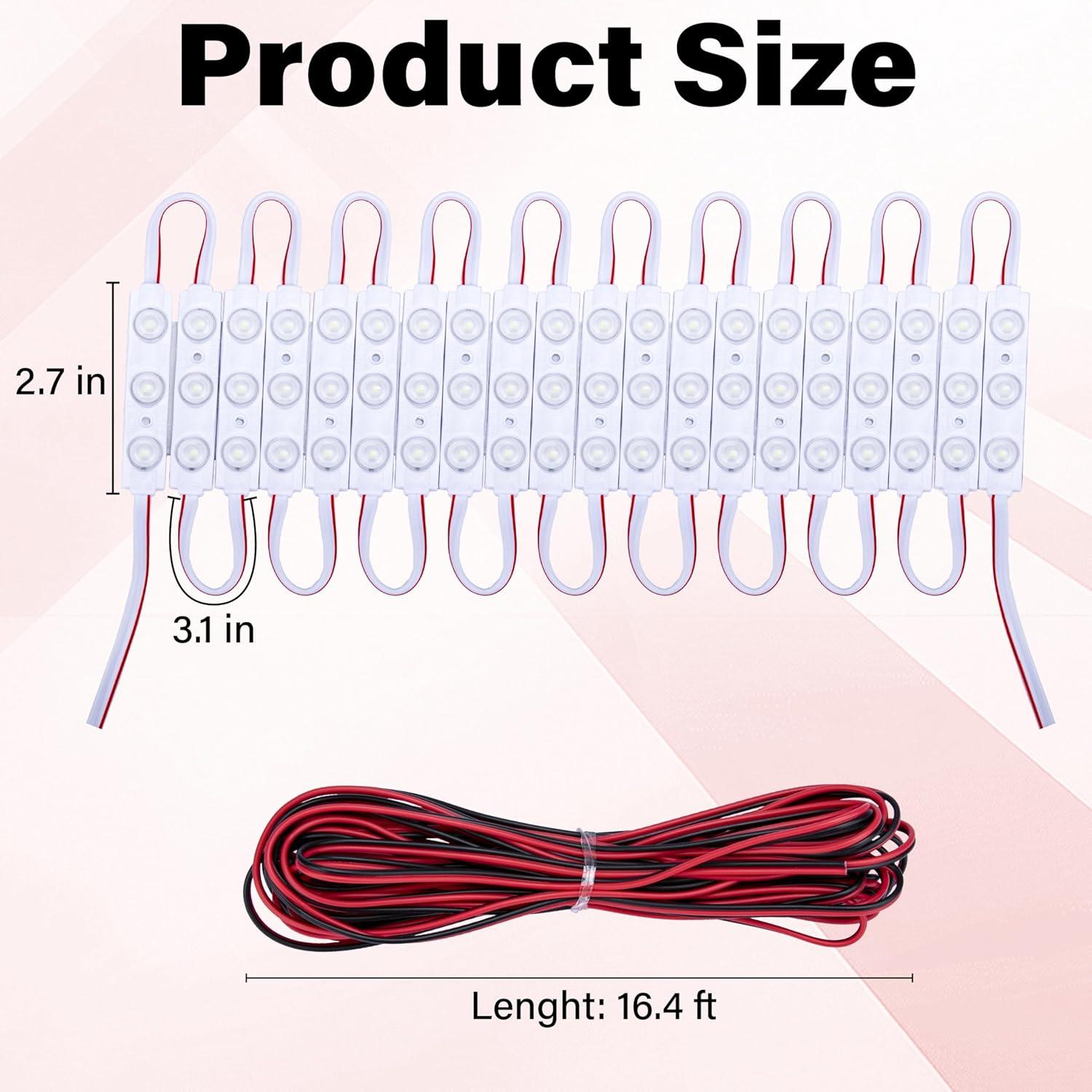 Kit de Luces LED 12V Ecocstm para Furgonetas - 60 Módulos