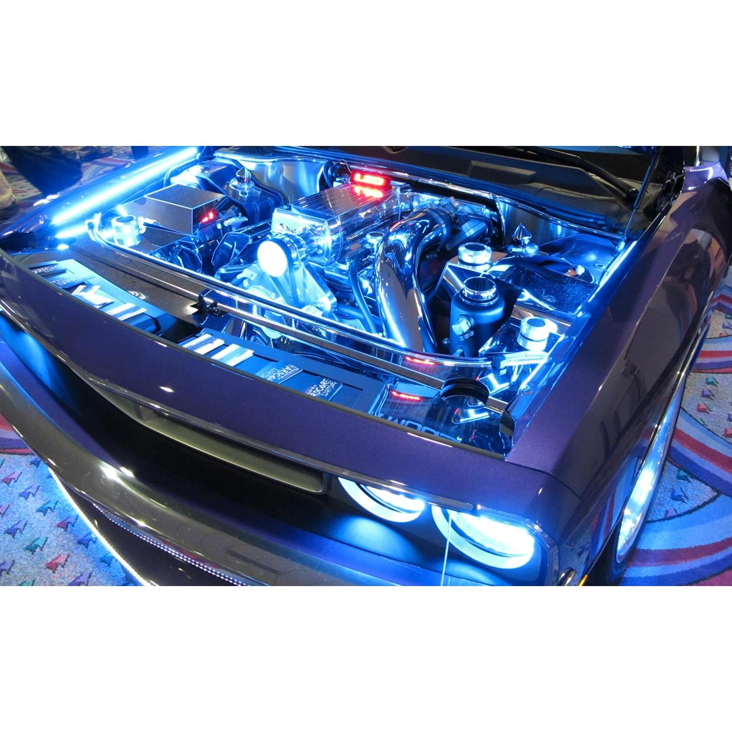 Kit de Iluminación LED Multicolor iJDMTOY 8 Piezas 48 LED