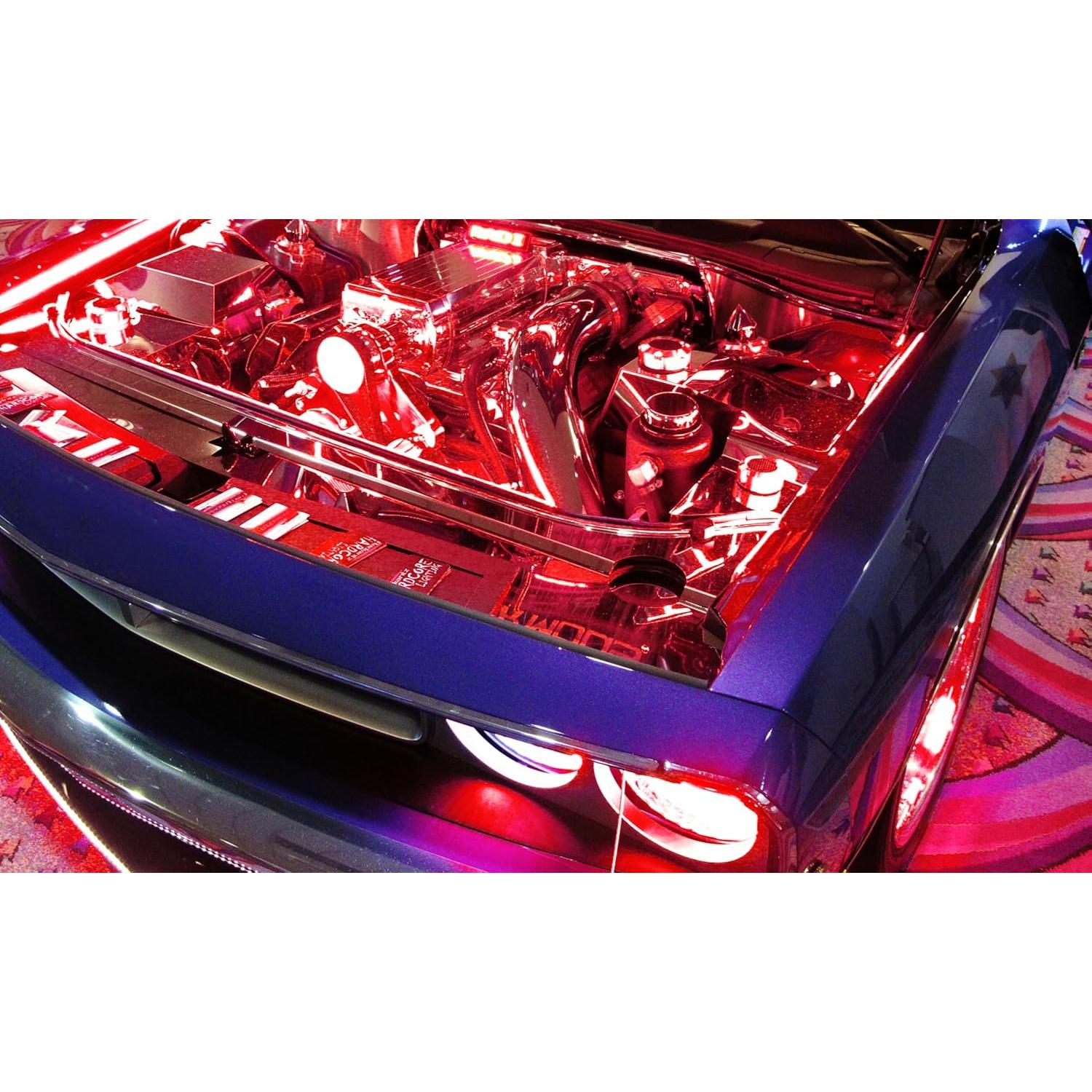 Kit de Iluminación LED Multicolor iJDMTOY 8 Piezas 48 LED