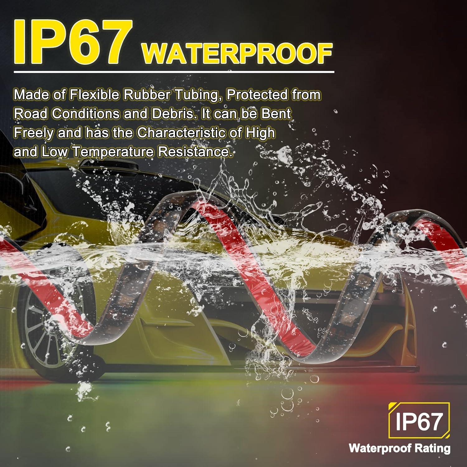 Tira de Luz LED Bajo el Coche OPP ULITE 6 Piezas 212 Modos