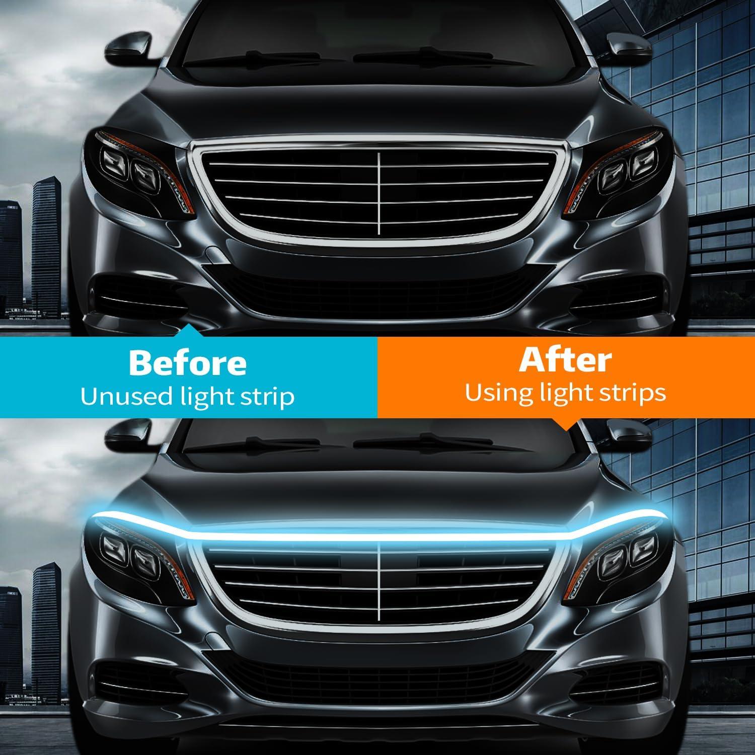 Tira de luz LED Ailinge 177.8 cm blanca impermeable 12V