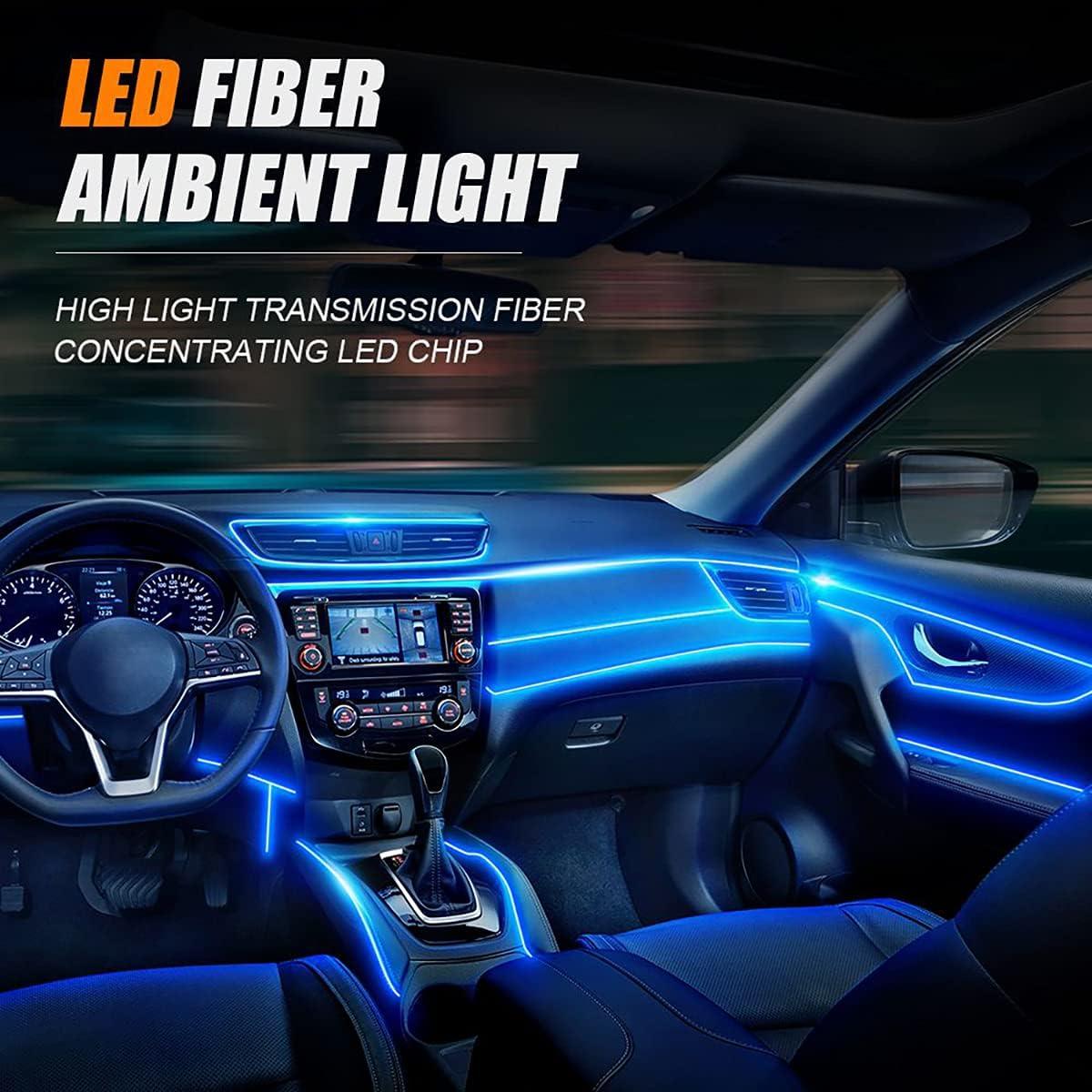 Luz LED de tira para coche HOLDCY RGB 600 cm con control remoto