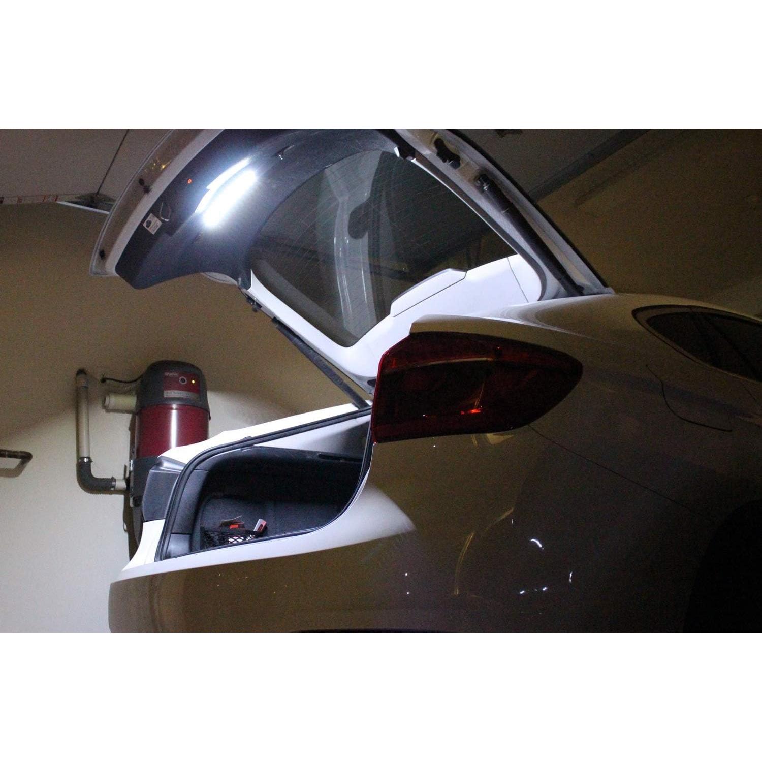 Tira de Luz LED iJDMTOY 30.48 cm Blanco Xenón para Maletero