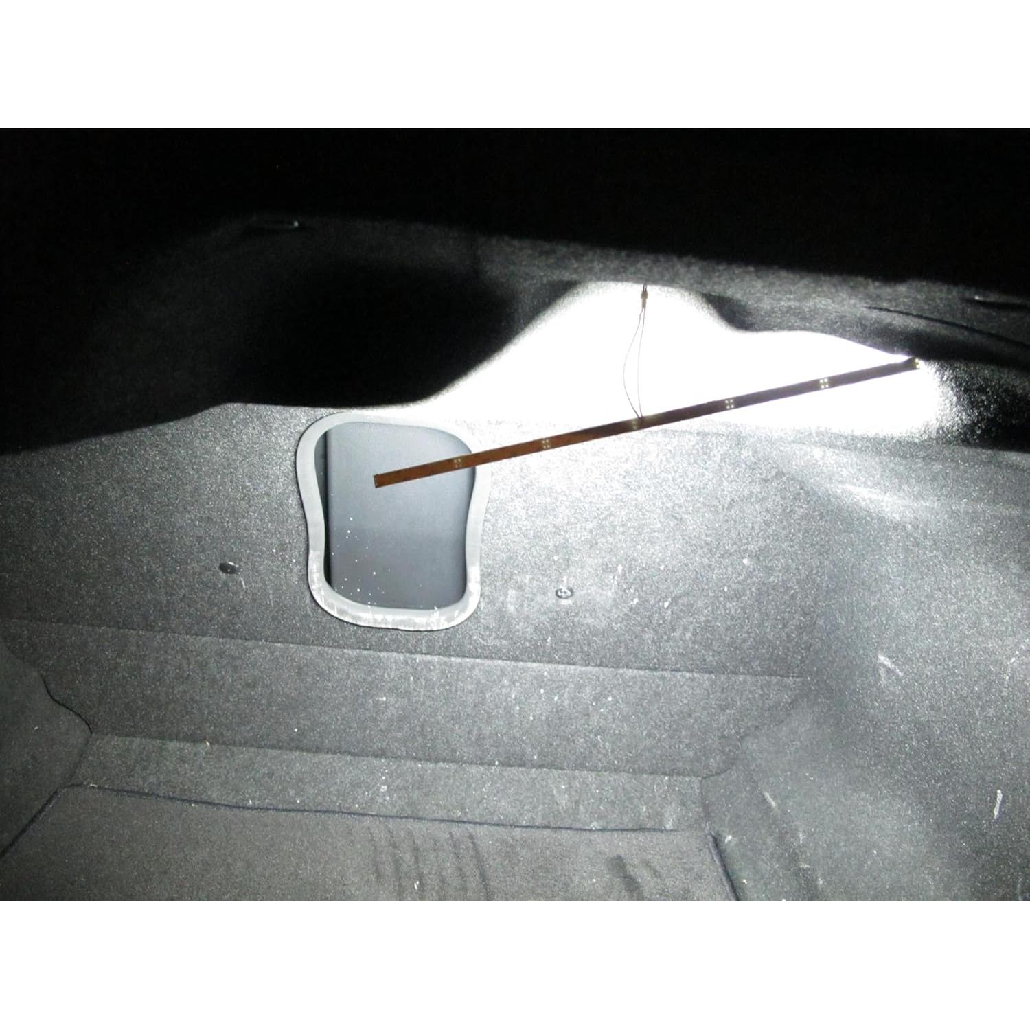 Tira de Luz LED iJDMTOY 30.48 cm Blanco Xenón para Maletero