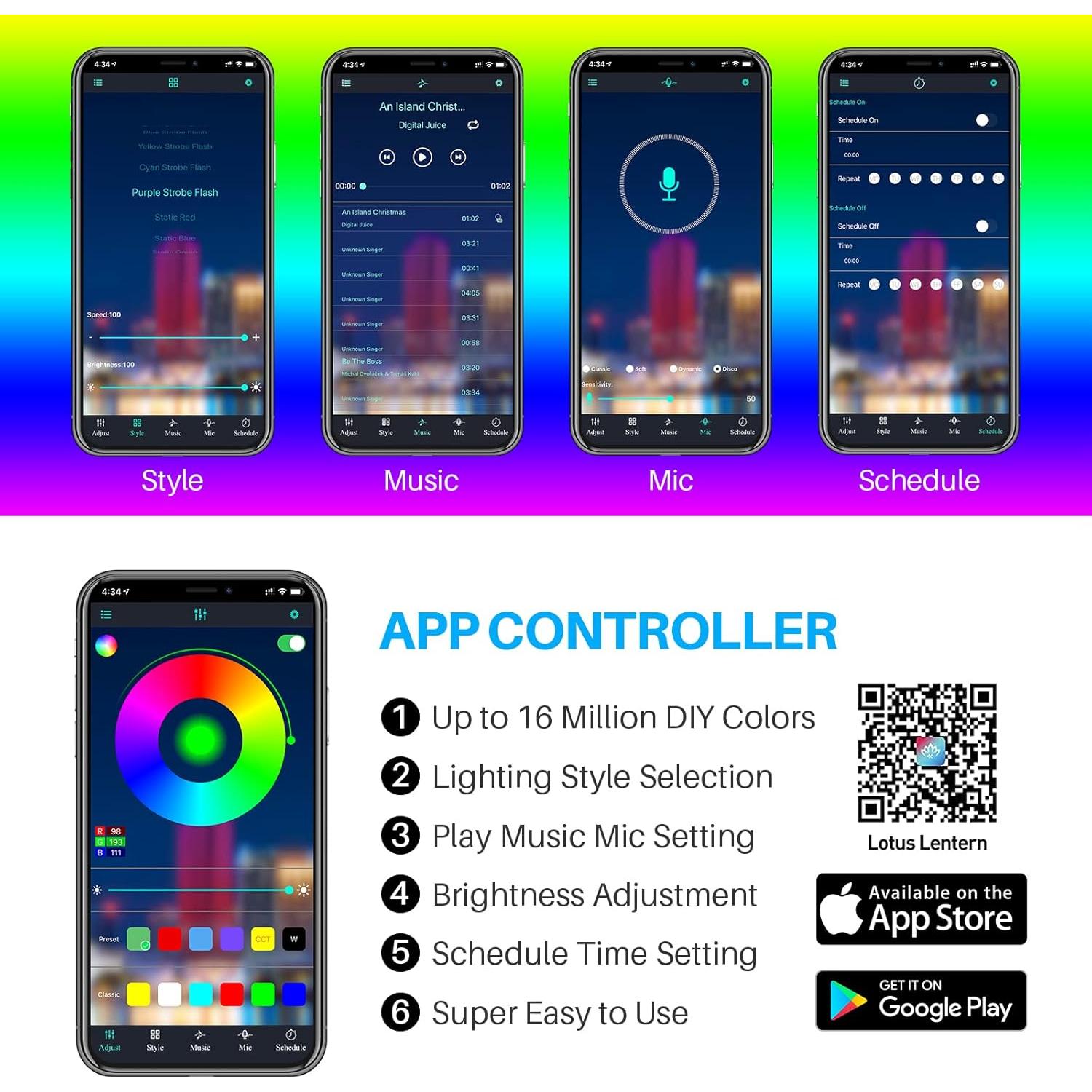 Kit de Iluminación LED Underglow CT CAPETRONIX 12W Multicolor