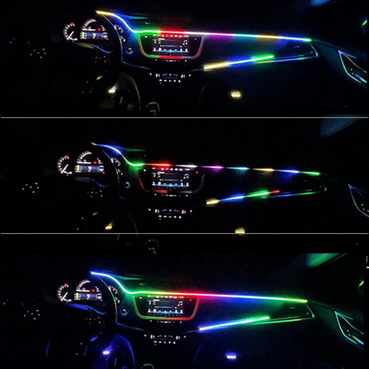 Tira de Luz LED Interior de Coche Vooda FWD-YBD Multicolor 6 en 1
