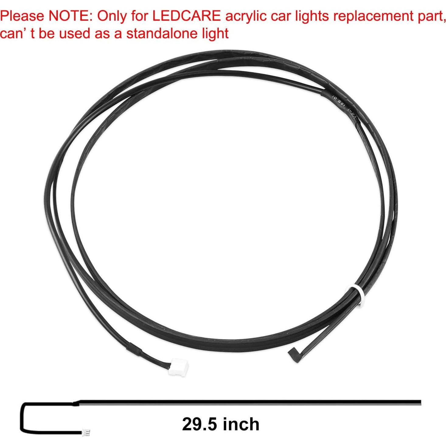 Tira LED Interior de Coche QVEVDACAR 75 cm Dreamcolor Acrílico