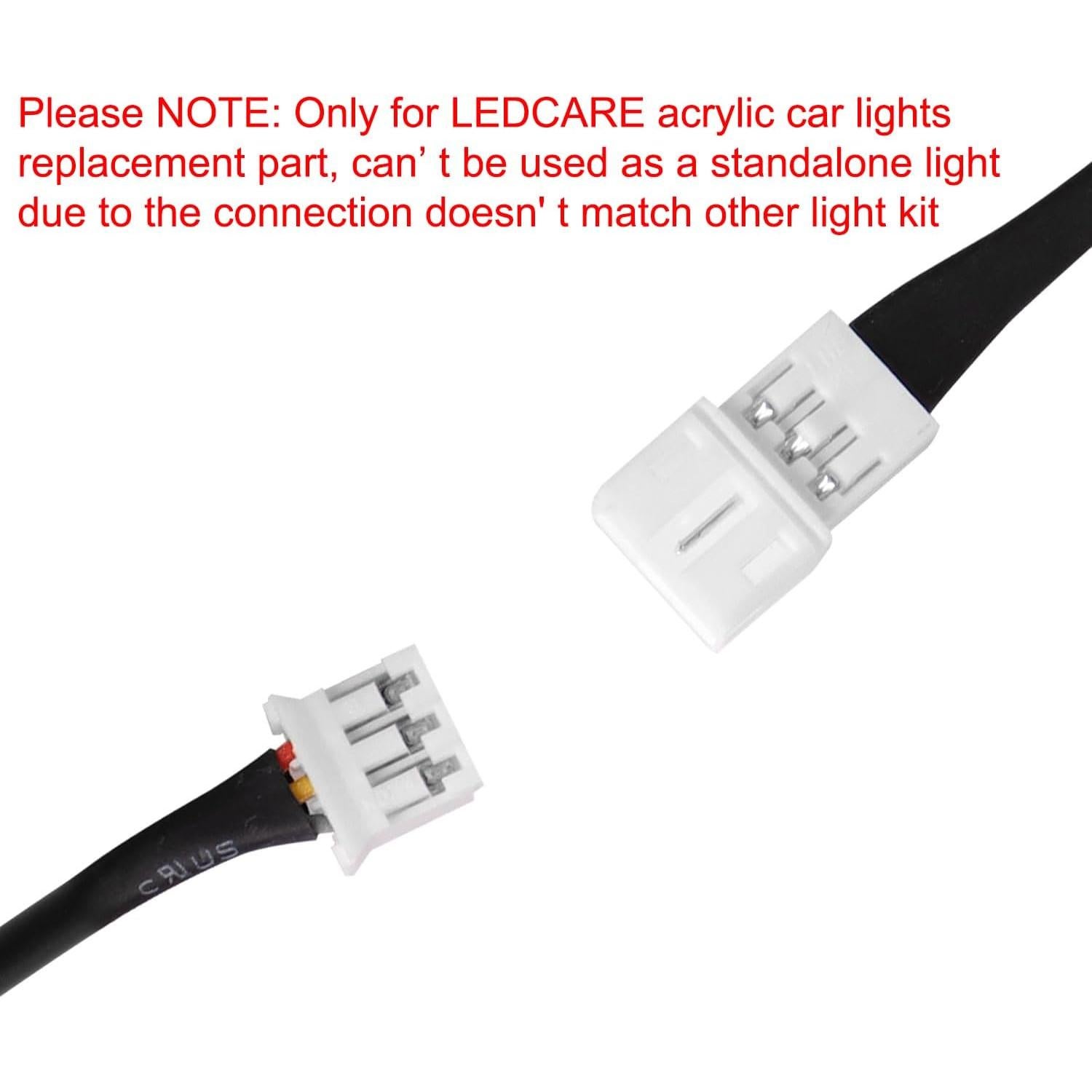 Tira LED Interior de Coche QVEVDACAR 75 cm Dreamcolor Acrílico