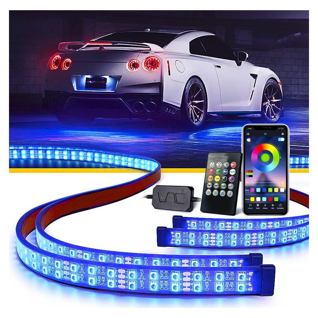 LUMENIX Kit de Luces LED RGB para Automóviles 4PCS 1kg