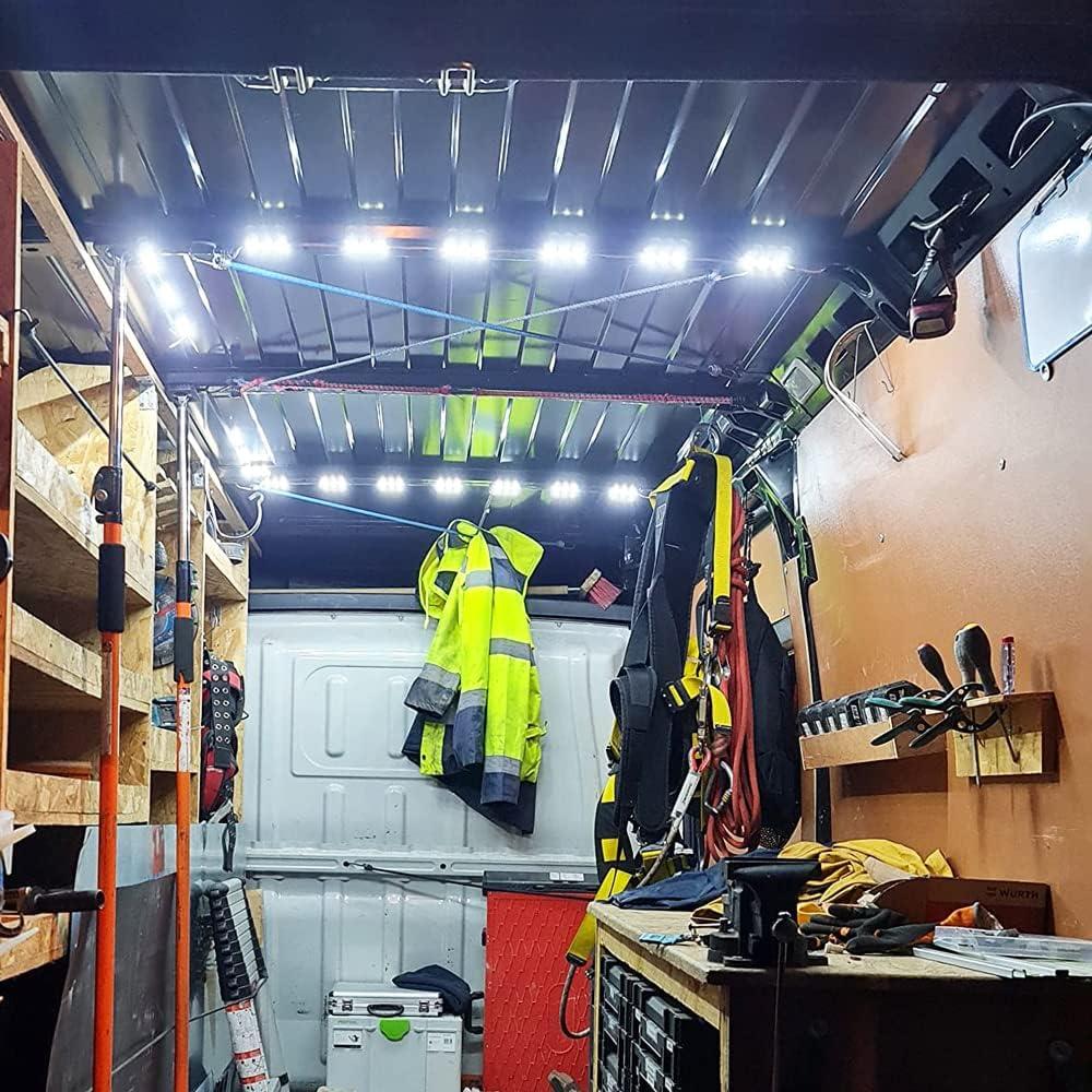 Kit de Luces LED Interior ROYFACC 60 LEDs 12V para Van