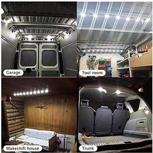 Kit de Luces LED Interior ROYFACC 60 LEDs 12V para Van