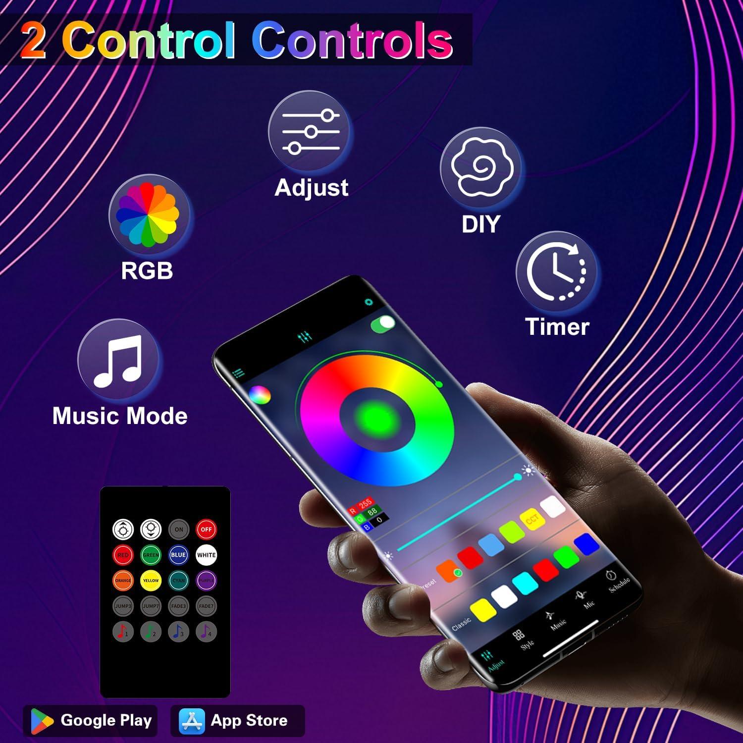 Luces de tira LED interiores TEKSHINNY T-SKD RGB 800 cm