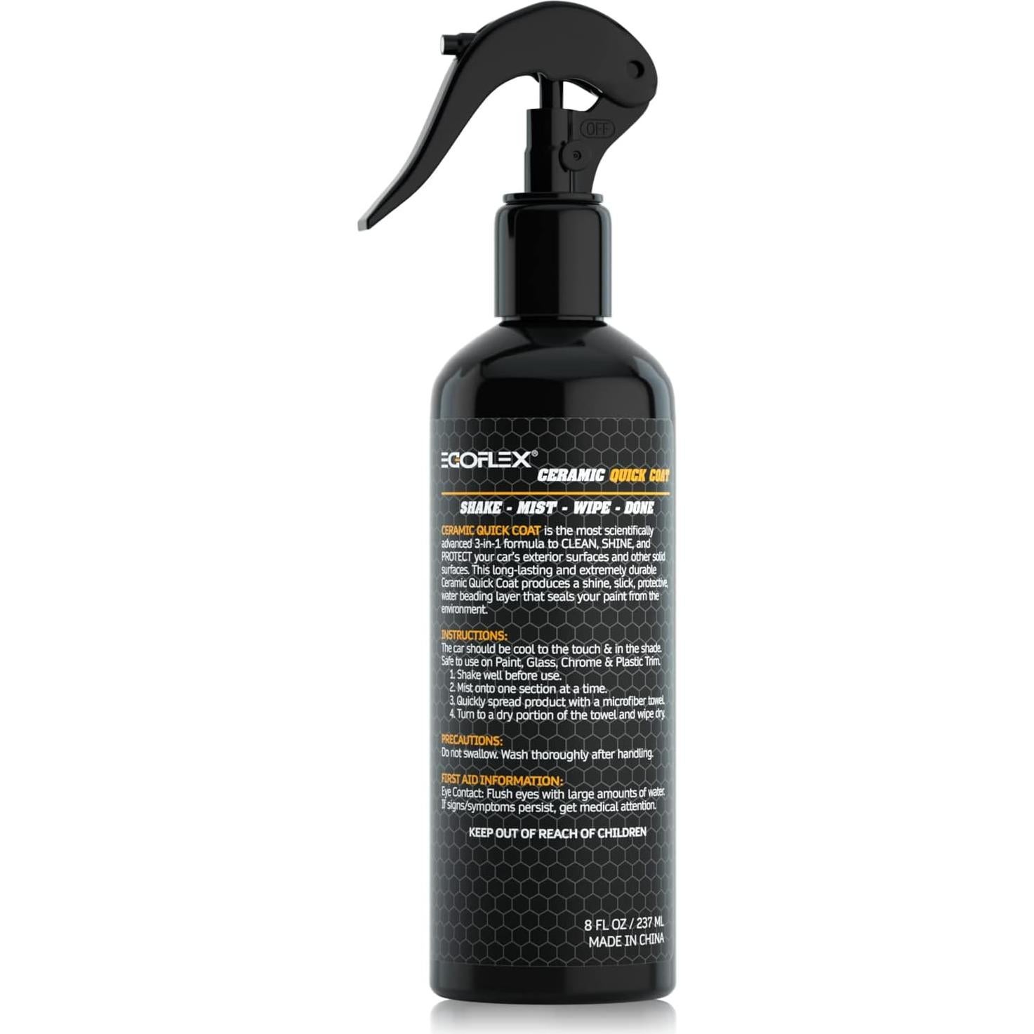 Recubrimiento Cerámico EGOFLEX CQC 237ml Spray Hidrofóbico