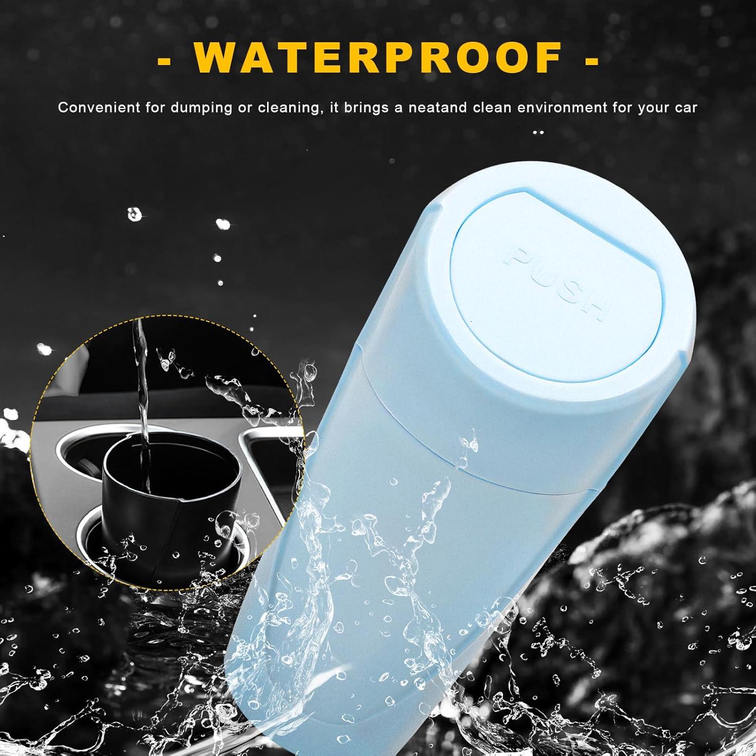 Contenedor de Basura para Auto YTFRL Azul Claro 20x8.5 cm