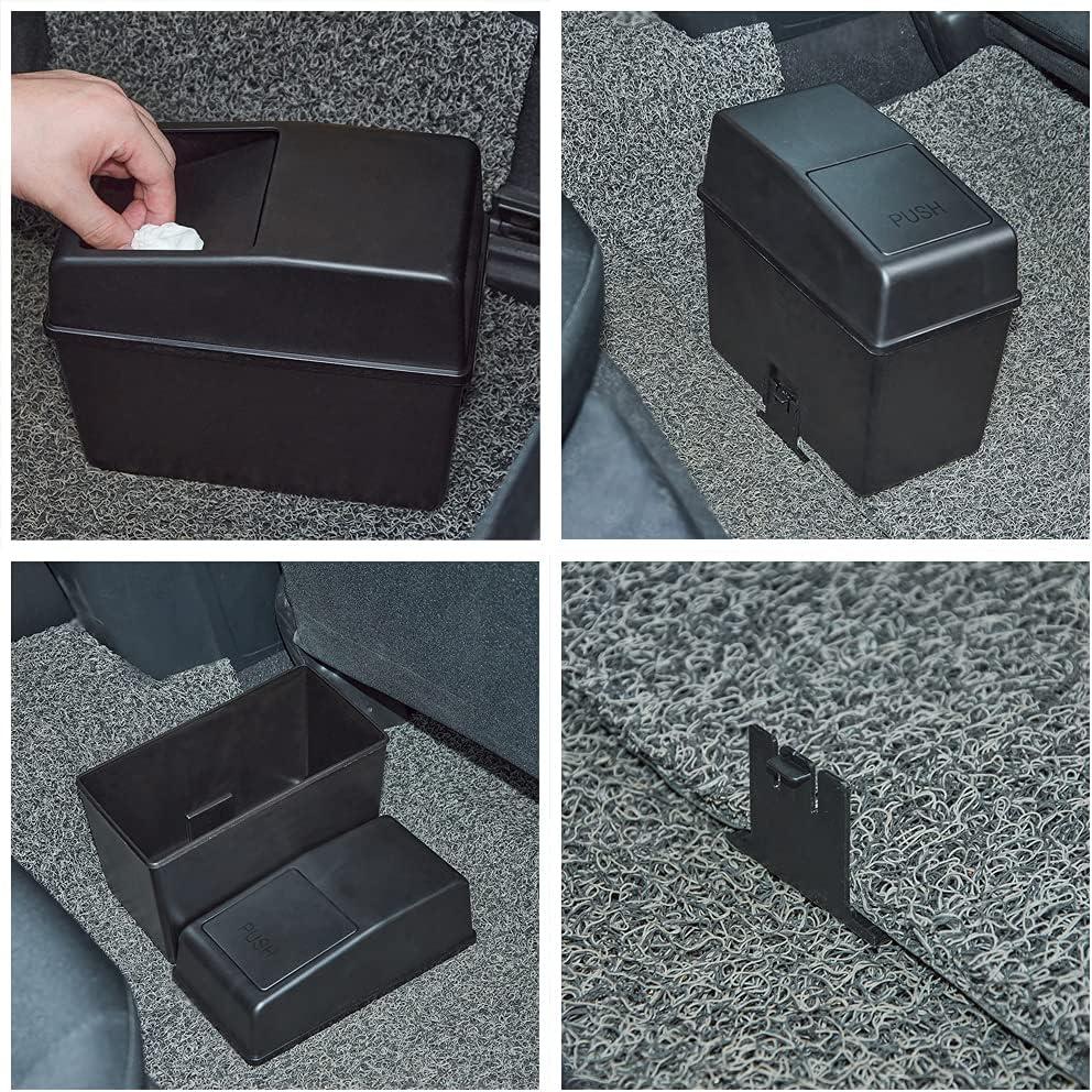 Contenedor de Basura para Auto ATMOMO 2.5L Negro a Prueba de Fugas