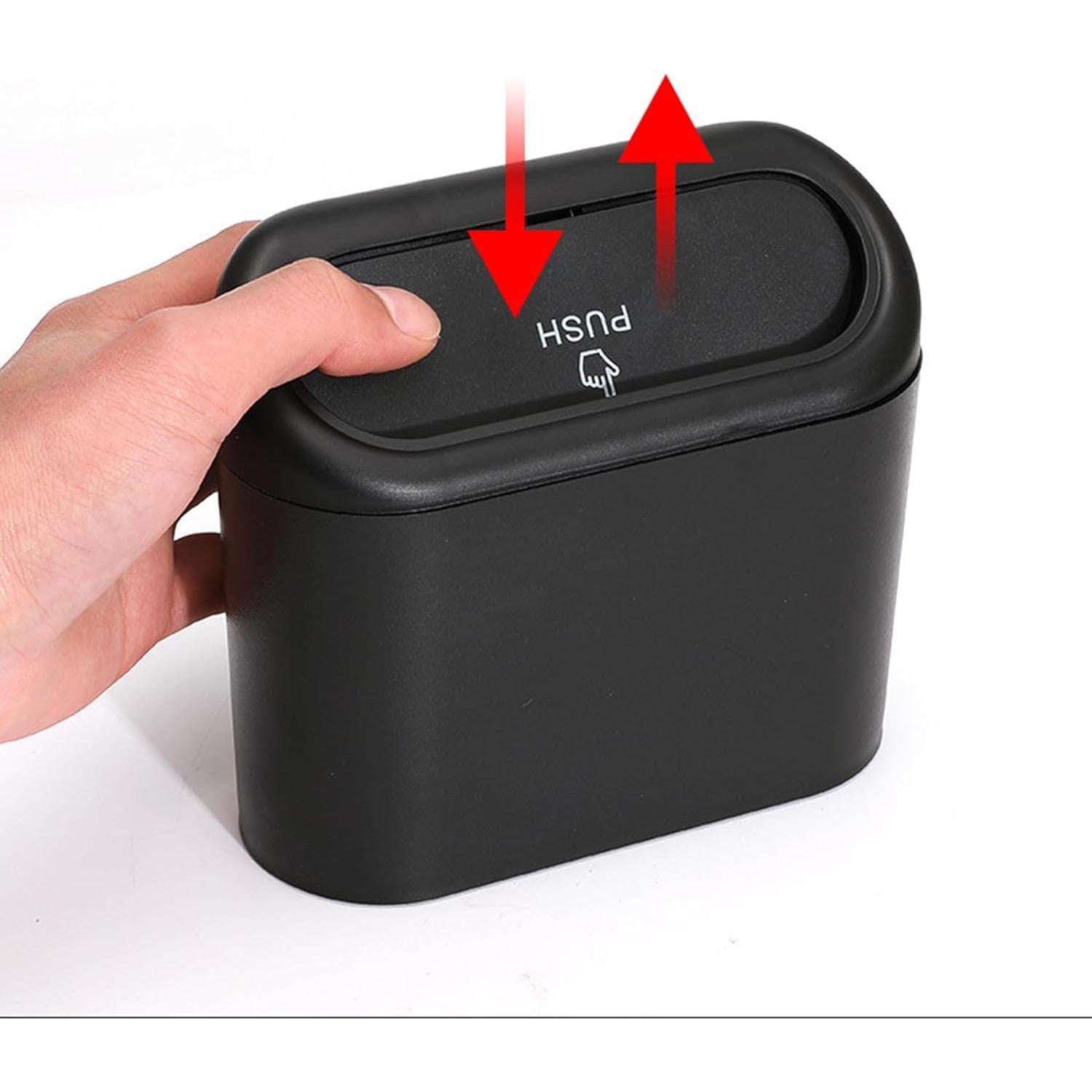 Mini Basurero de Coche EVERYFABRIC con Tapa, 15.5x14 cm