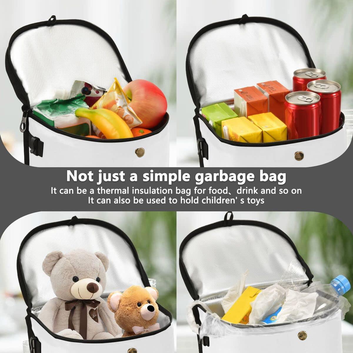 Basurero para Auto MCHIVER Amarillo Limón a Prueba de Fugas