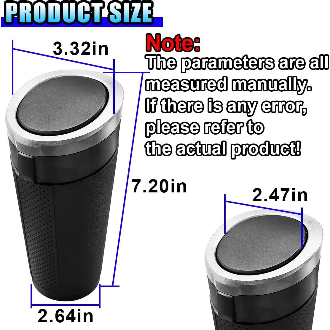 Bote de Basura para Auto GAOLAOSY a Prueba de Fugas 850ml