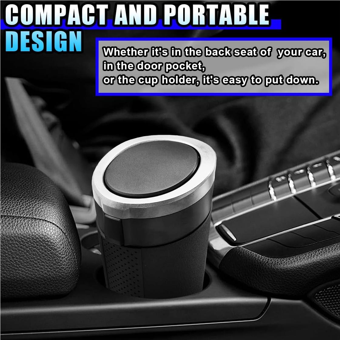 Bote de Basura para Auto GAOLAOSY a Prueba de Fugas 850ml