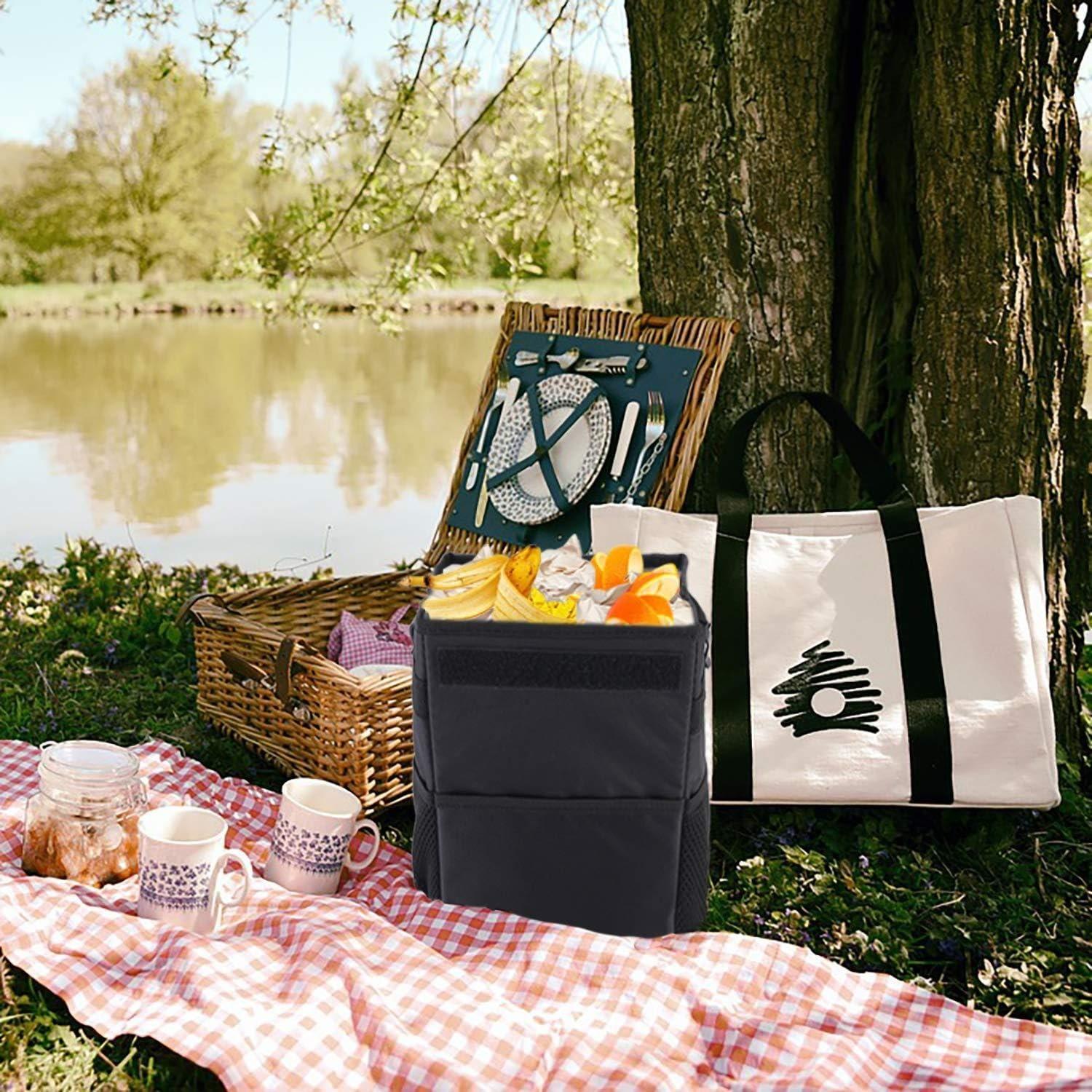 Basurero para coche Takelablaze impermeable colapsable 16x25 cm