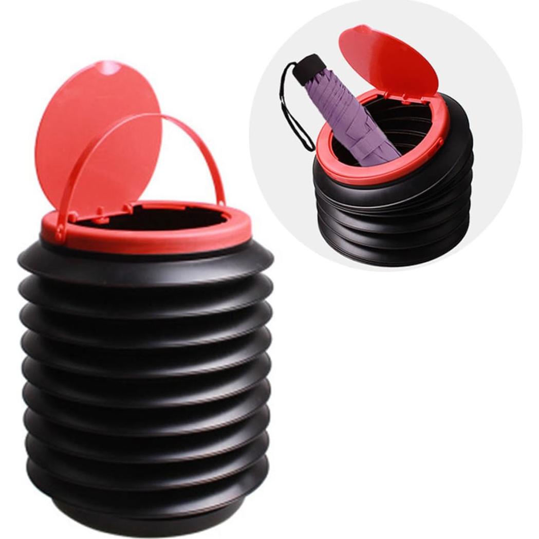 Basurero Plegable para Auto Ciieeo 4L Negro Impermeable