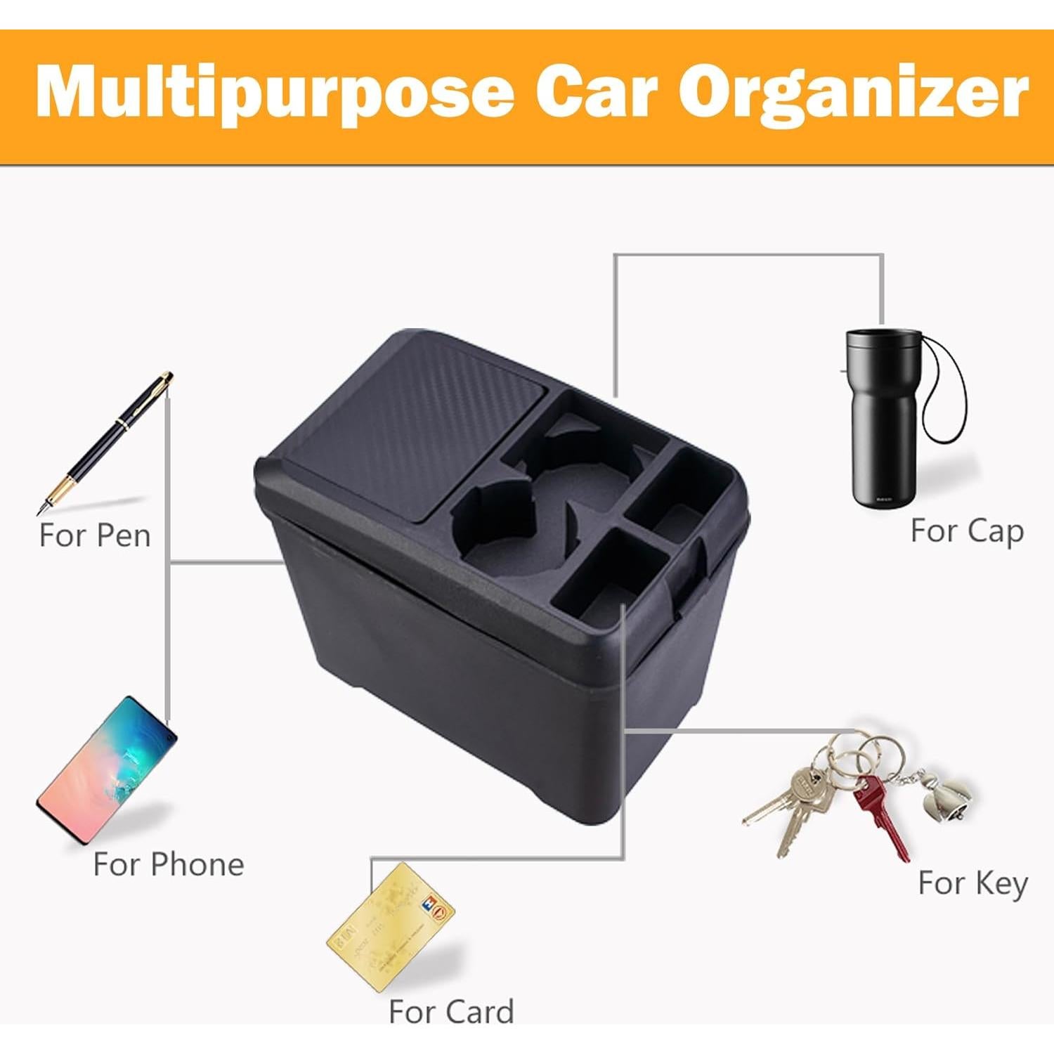 Contenedor de Basura para Auto ATMOMO 0.5kg Rectangular