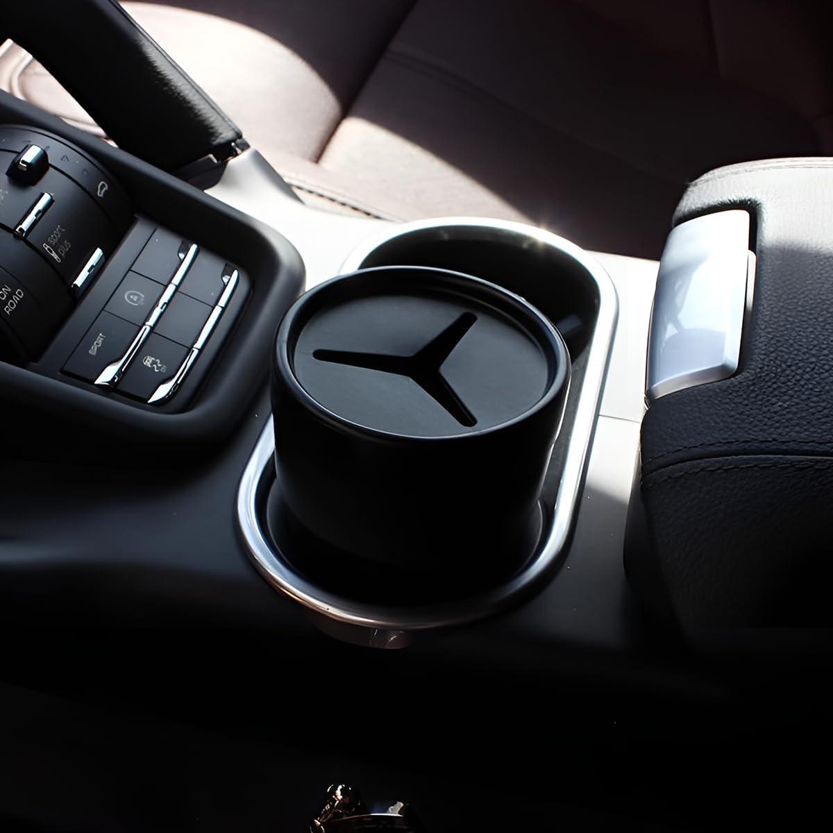 Basurero de Auto TNAIYH con Tapa, Compacto y Multifuncional