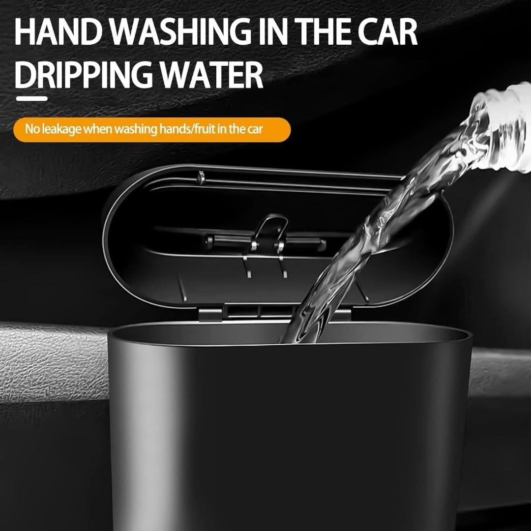 Basurero de Auto Impermeable Mustafa - 2 Paquetes con Tapa y Ganchos