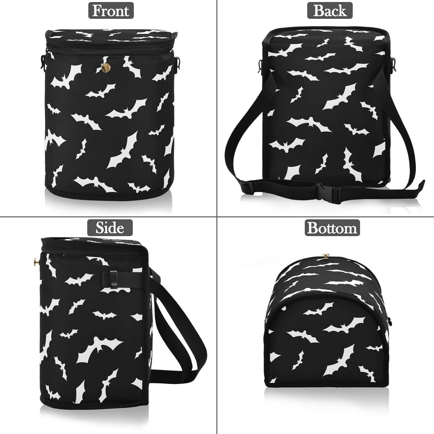 Basurero de Auto Oarencol Impermeable 11.4L con Tapa