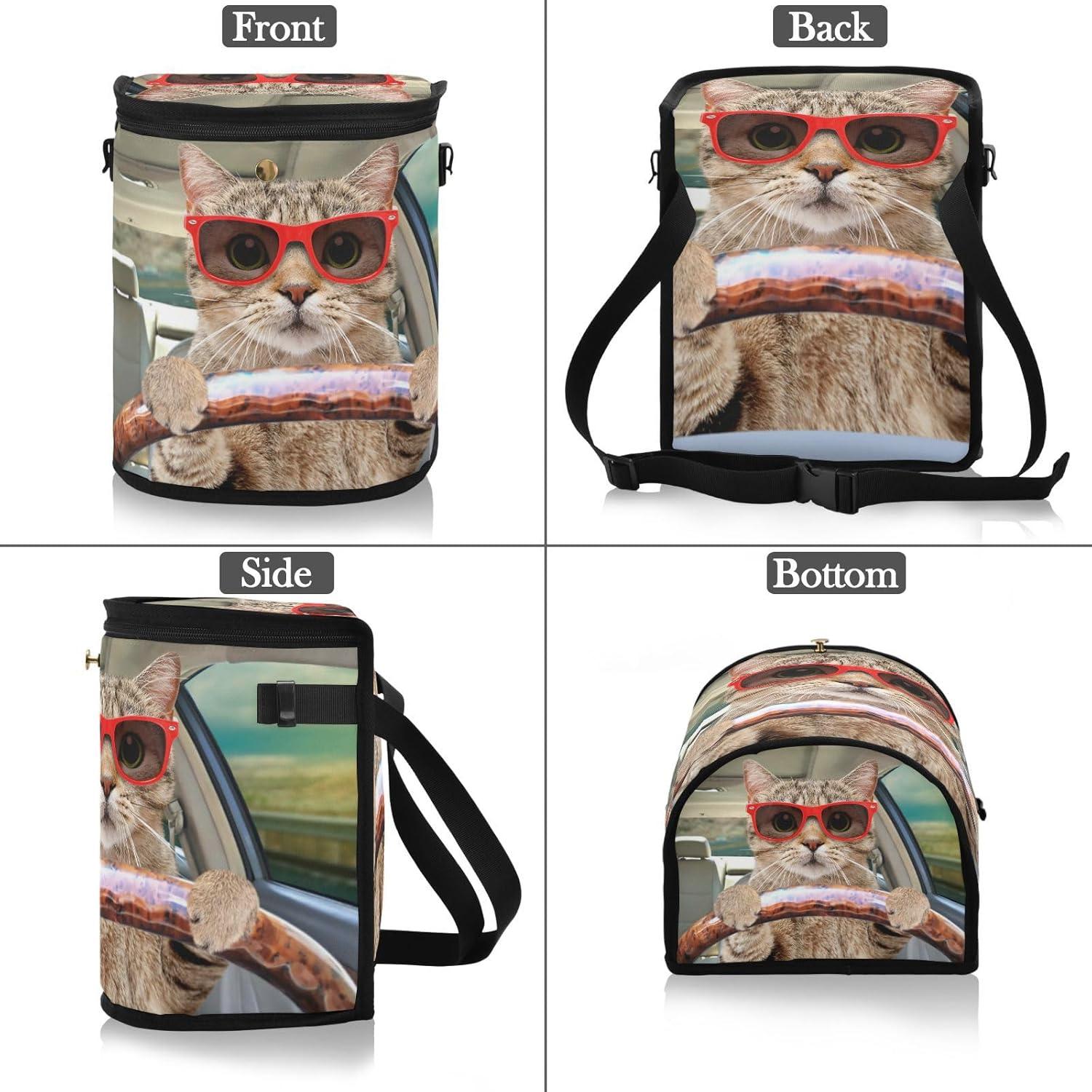 Basurero de Coche Oarencol Impermeable 11.4L con Tapa