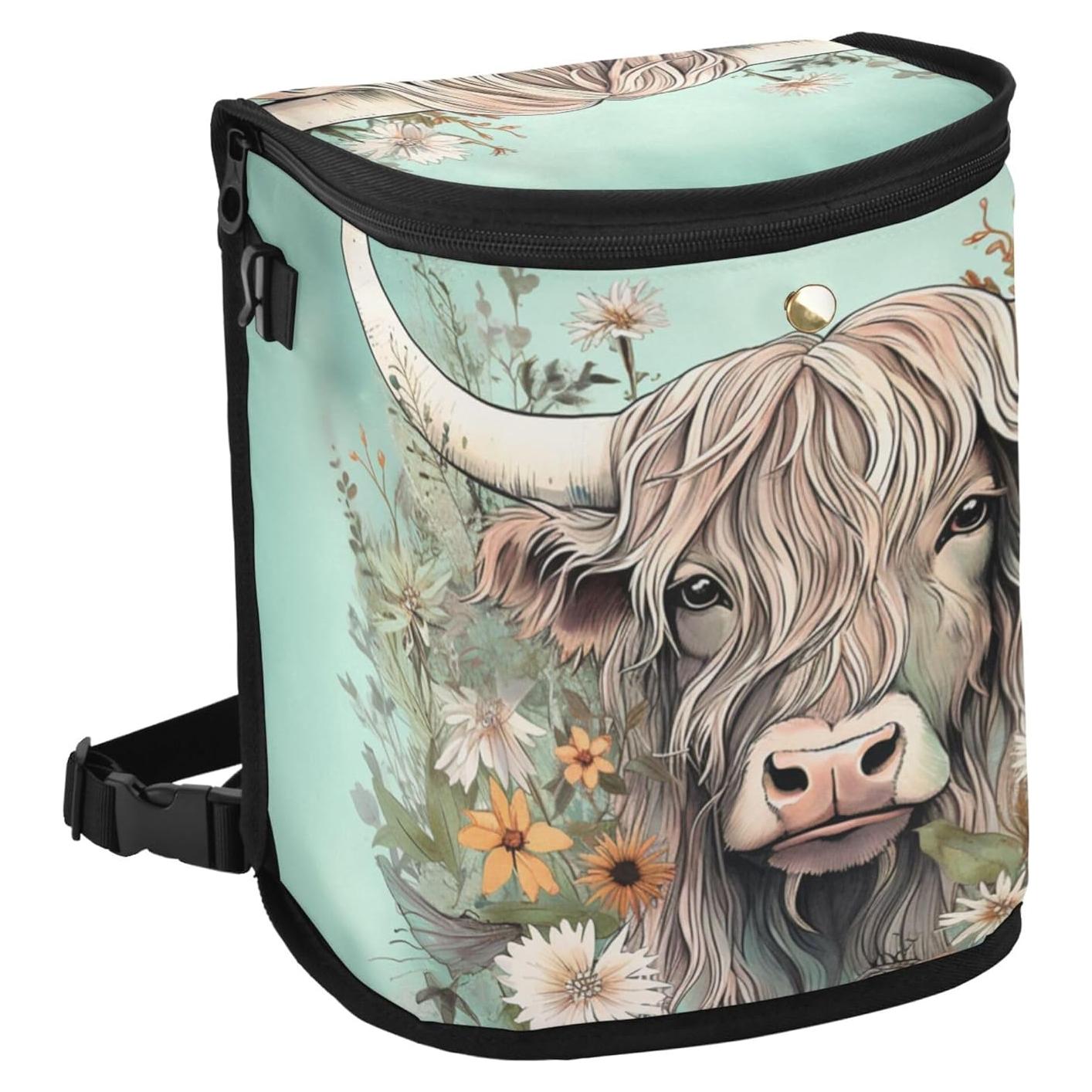 Basurero de Coche MNSRUU con Tapa y Forro a Prueba de Fugas