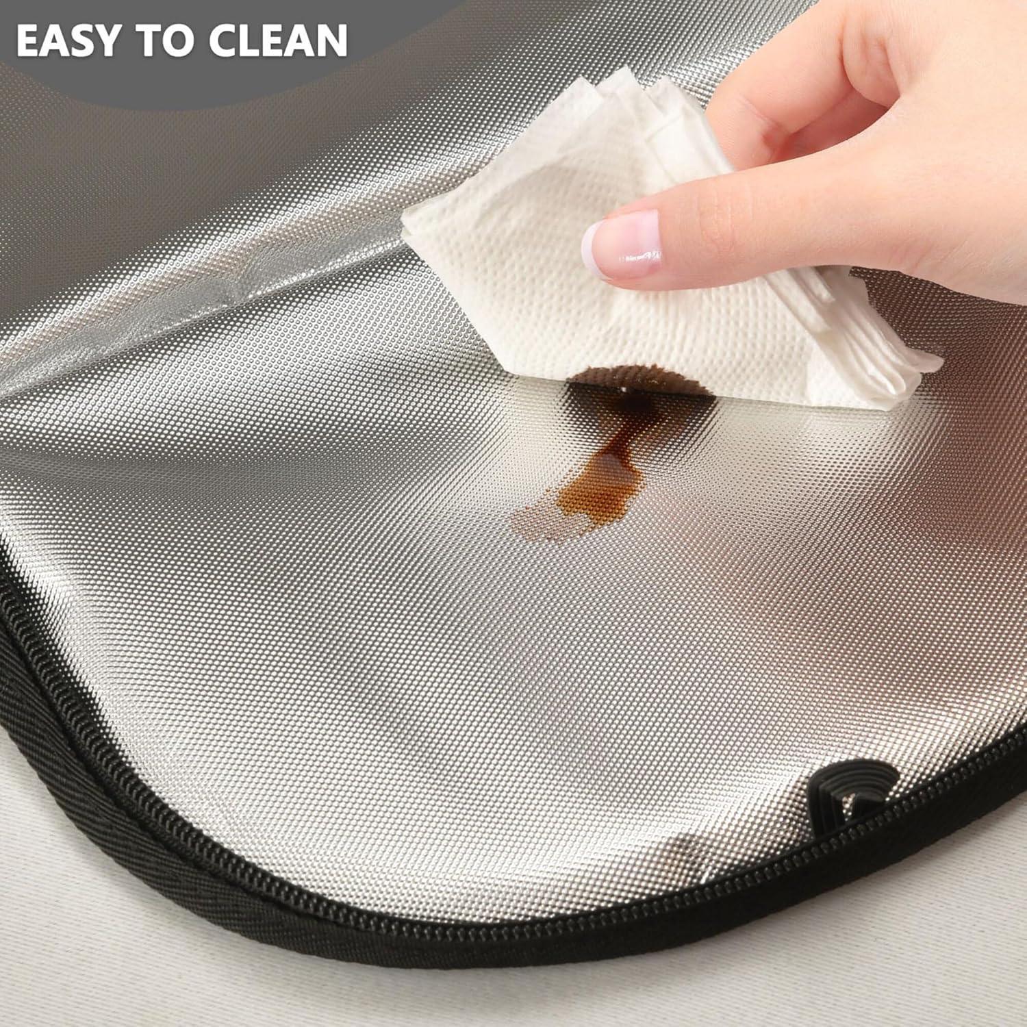 Basurero de Coche MNSRUU con Tapa y Forro a Prueba de Fugas