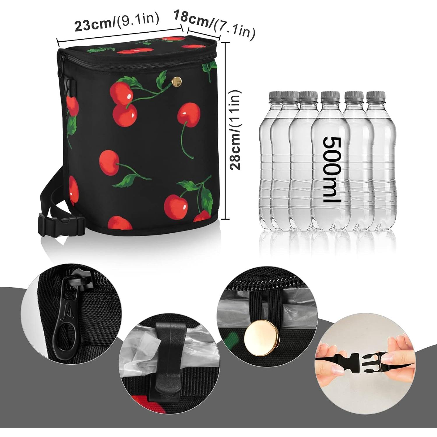 Basurero de Auto Bolaz Impermeable con Tapa Cremallera 28x23cm