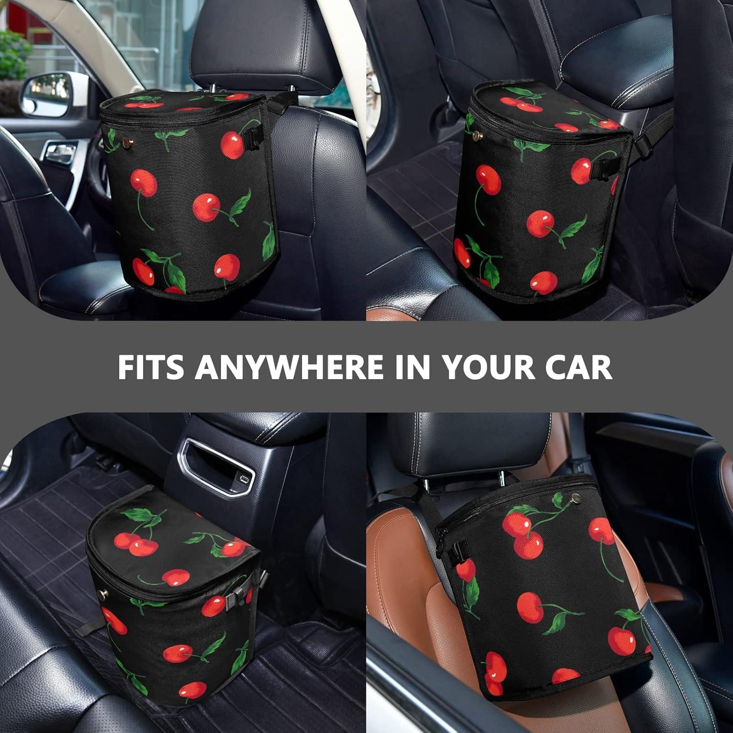 Basurero de Auto Bolaz Impermeable con Tapa Cremallera 28x23cm